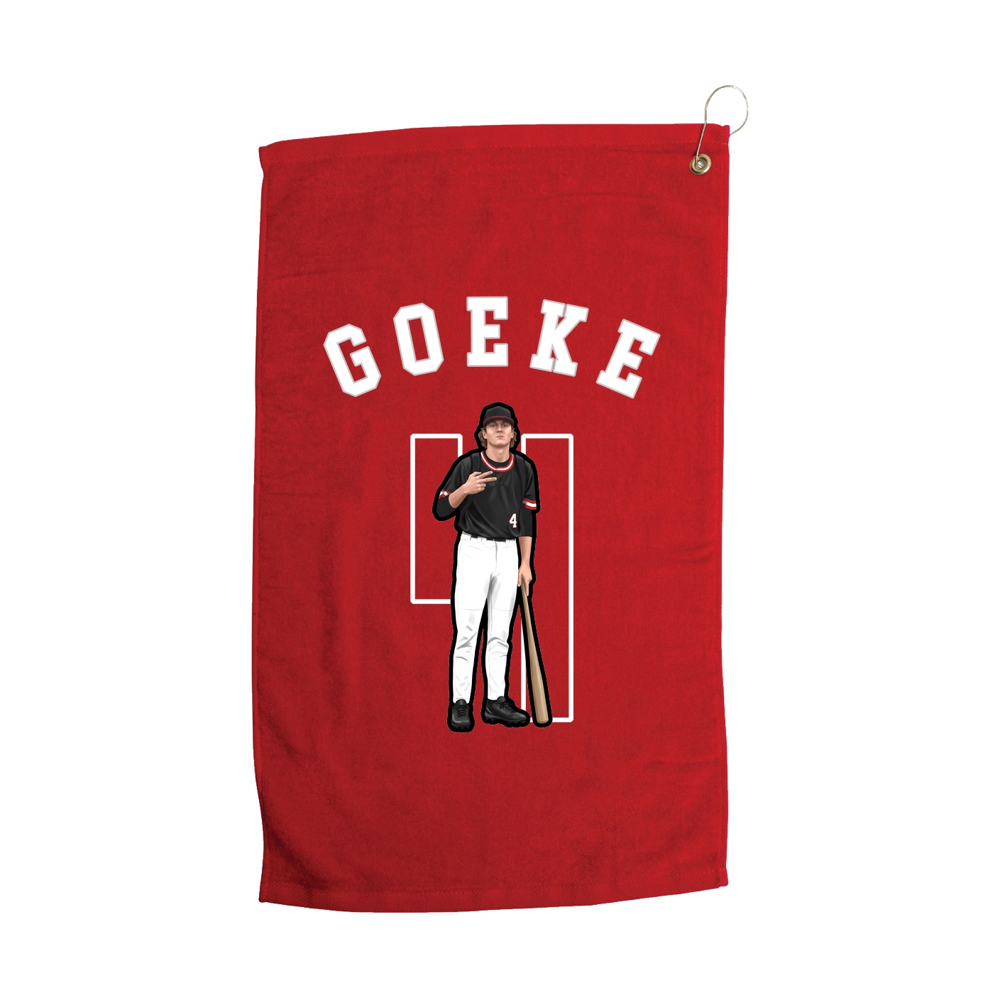 Golf Towel — Shirsey Arch in Red