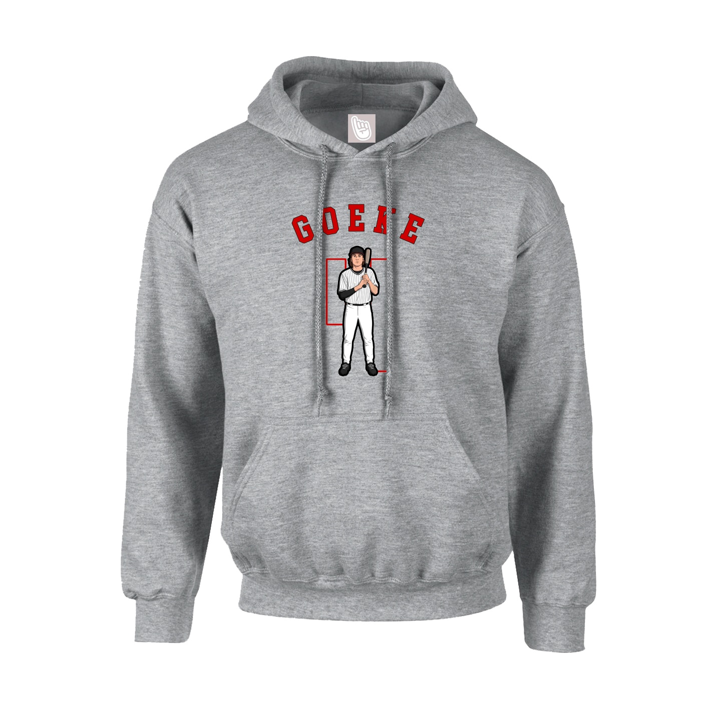 Youth Hoodie — Shirsey Arch in Grey