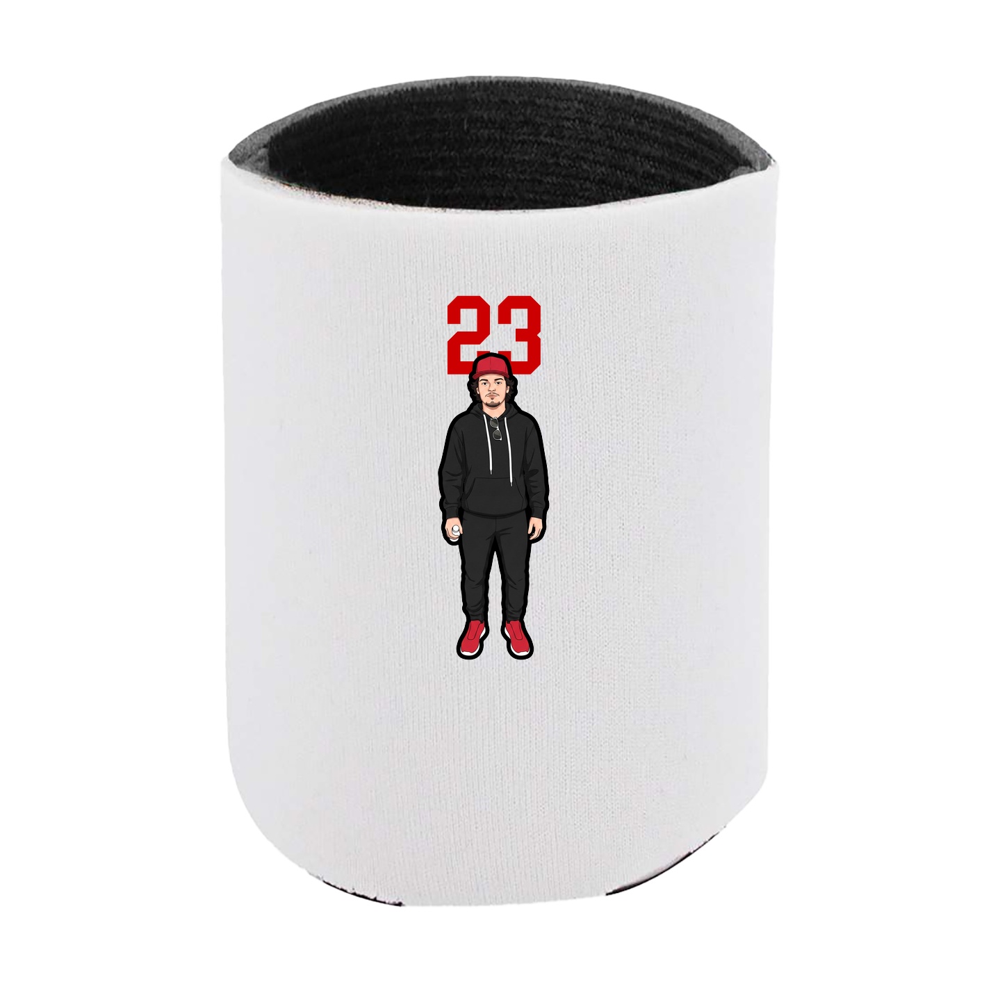 Can Holder — Number Top in White