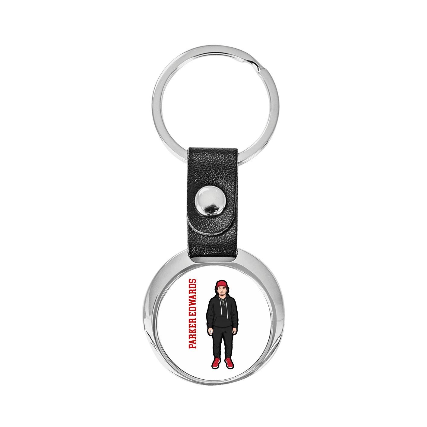 Key Chain — Name Vertical in Classic