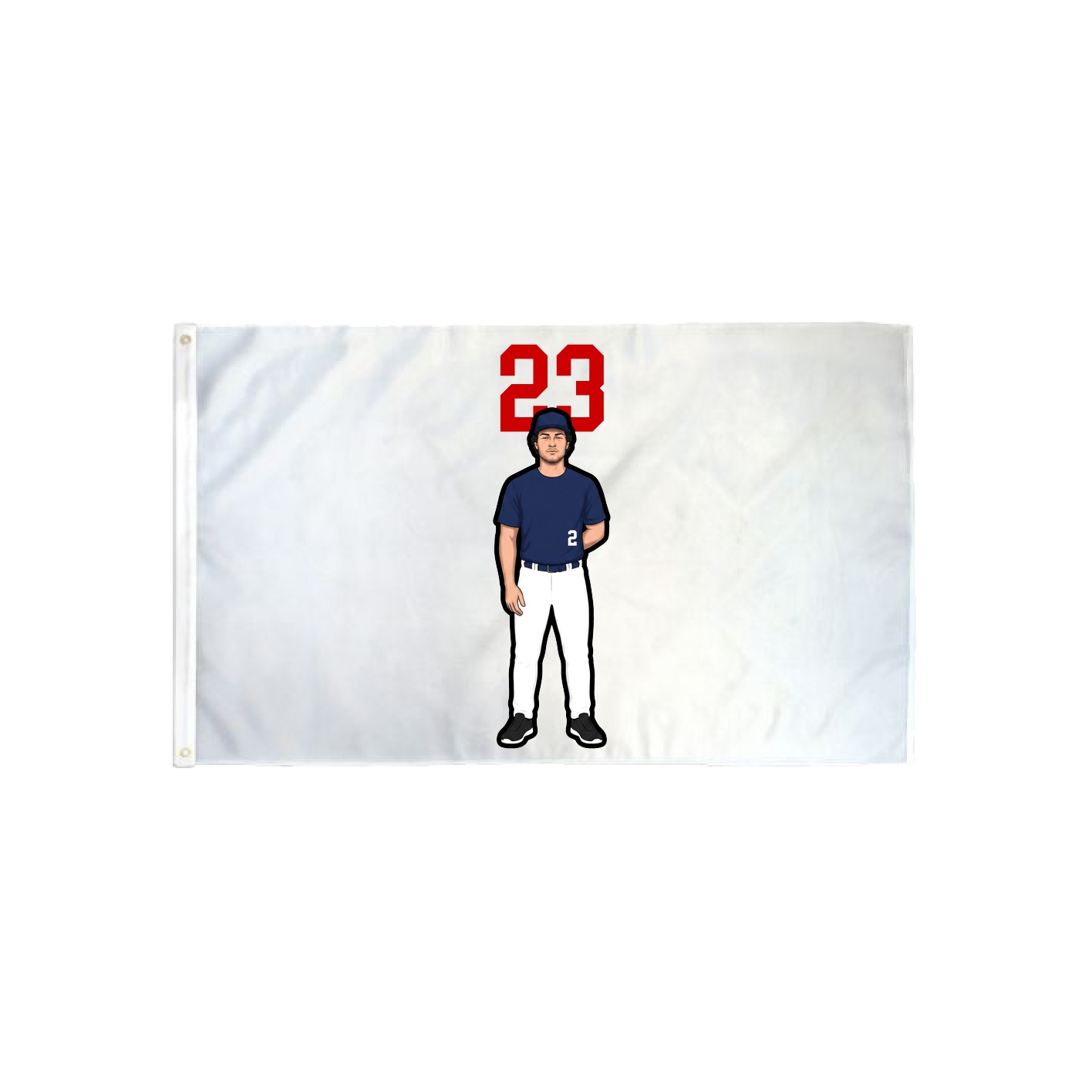 3x5 Flag — Number Top in Classic