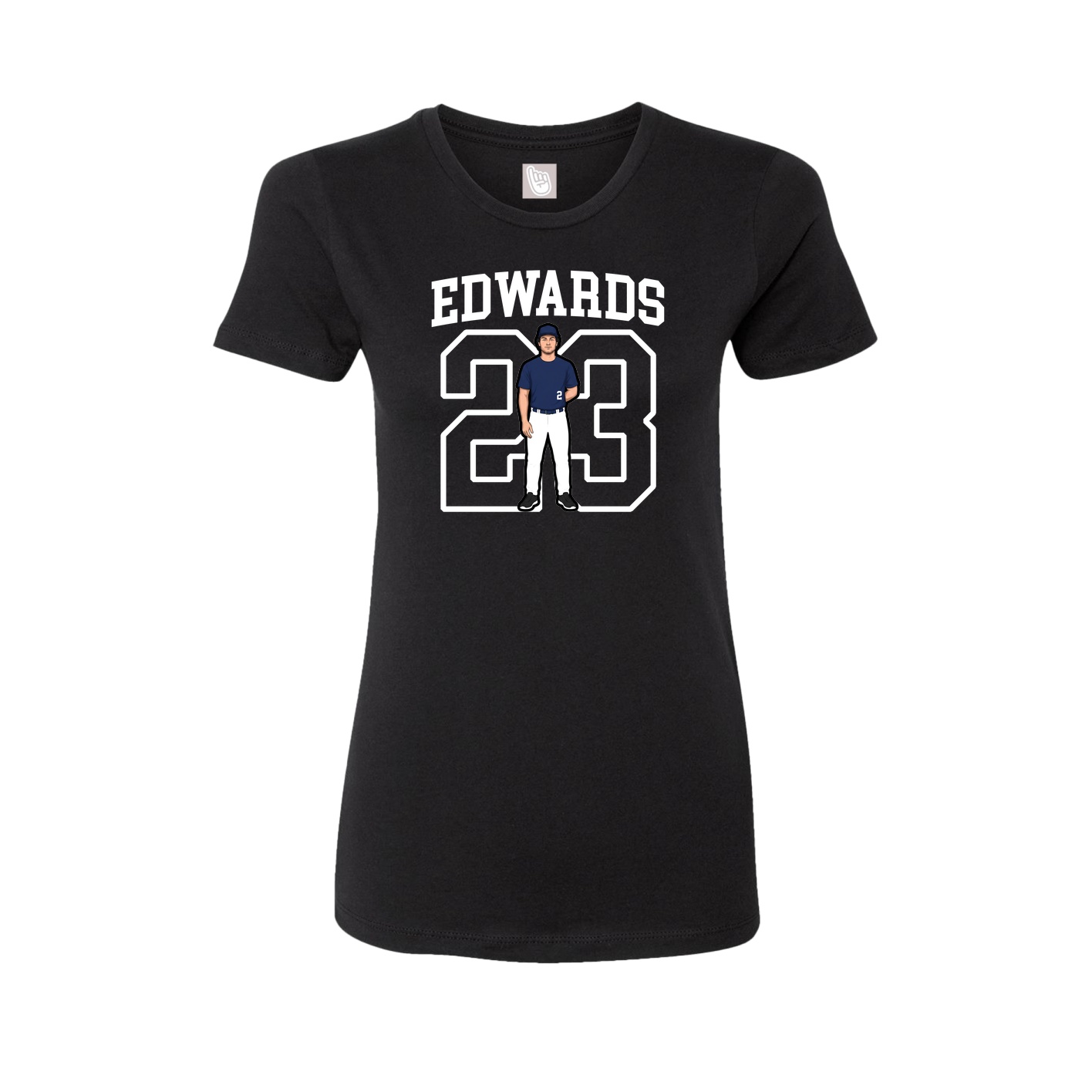 Fitted Women's Tee — Shirsey in Black