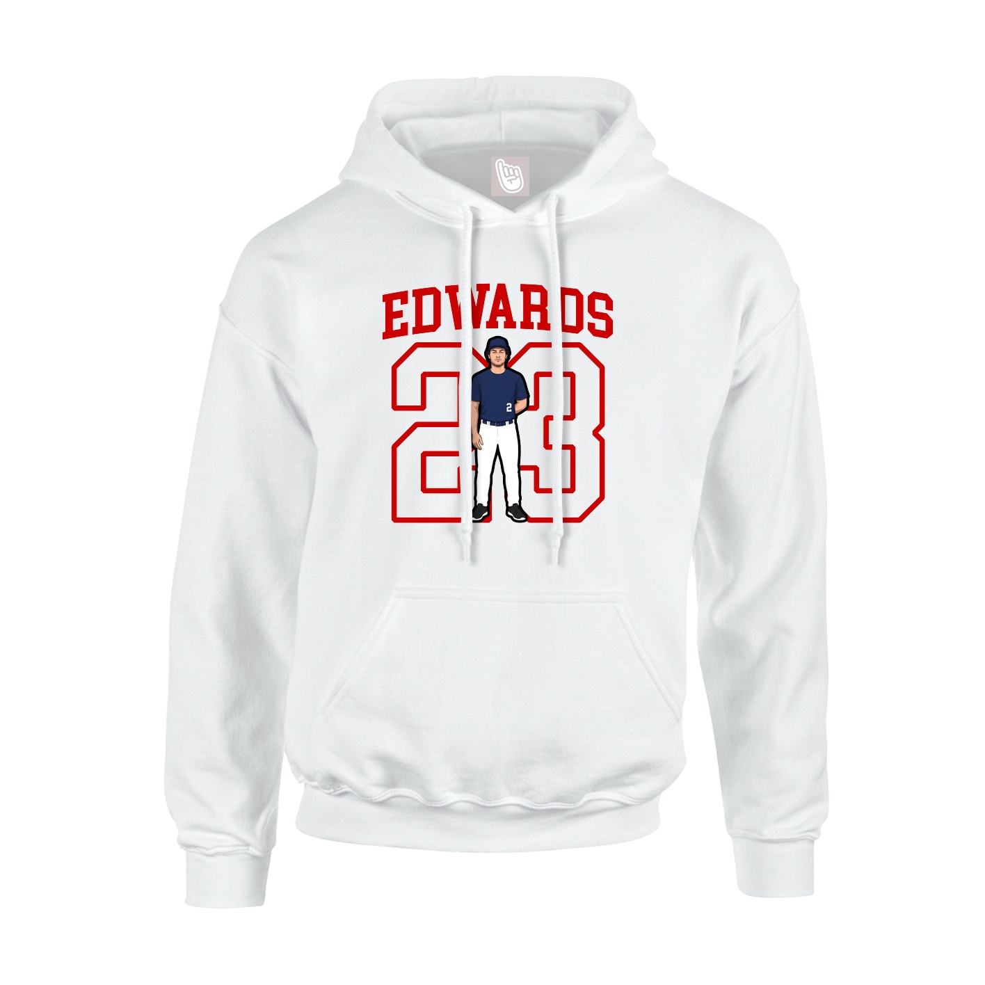 Hoodie — Shirsey in White
