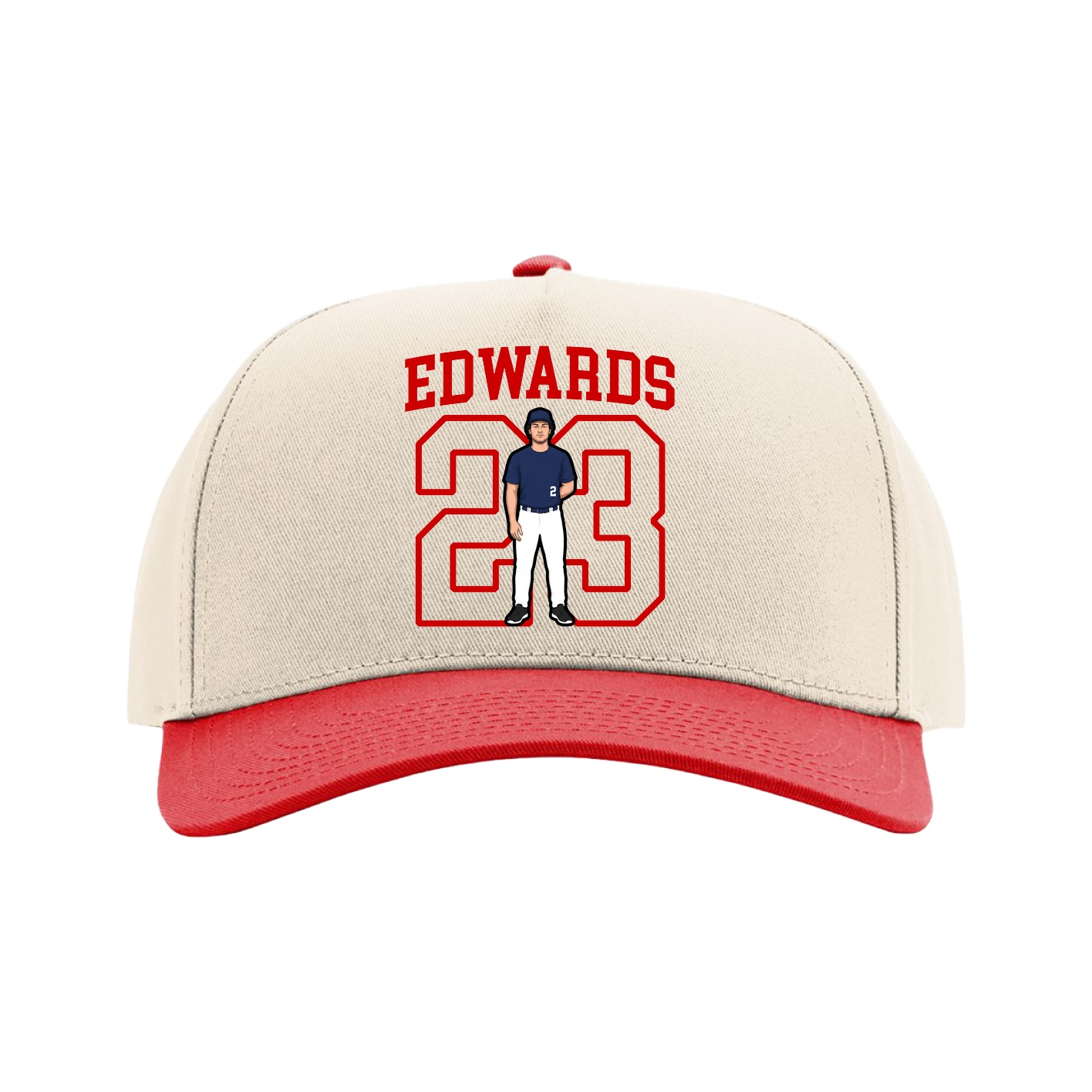 Full Fabric Five-Panel Champ Cap