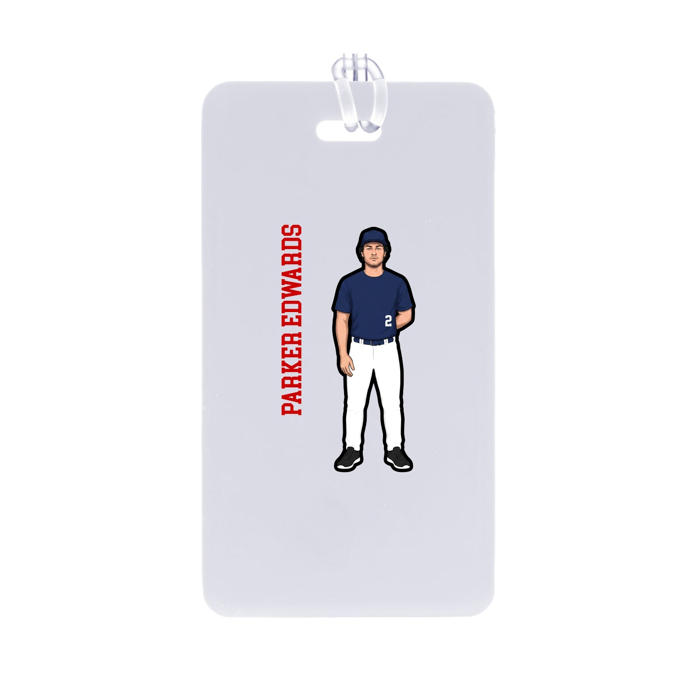 Bag Tag — Name Vertical in Classic