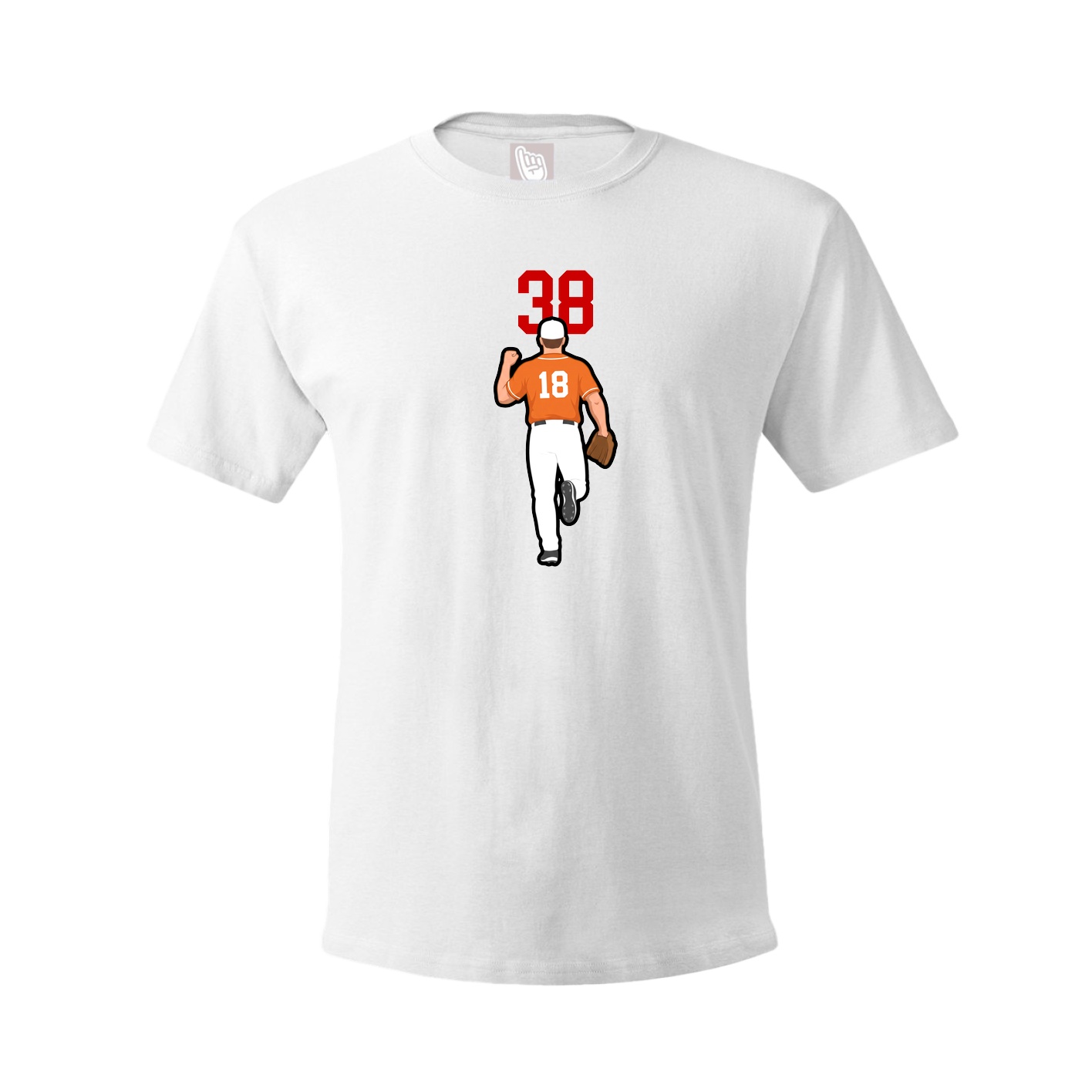 Tee — Number Top in White