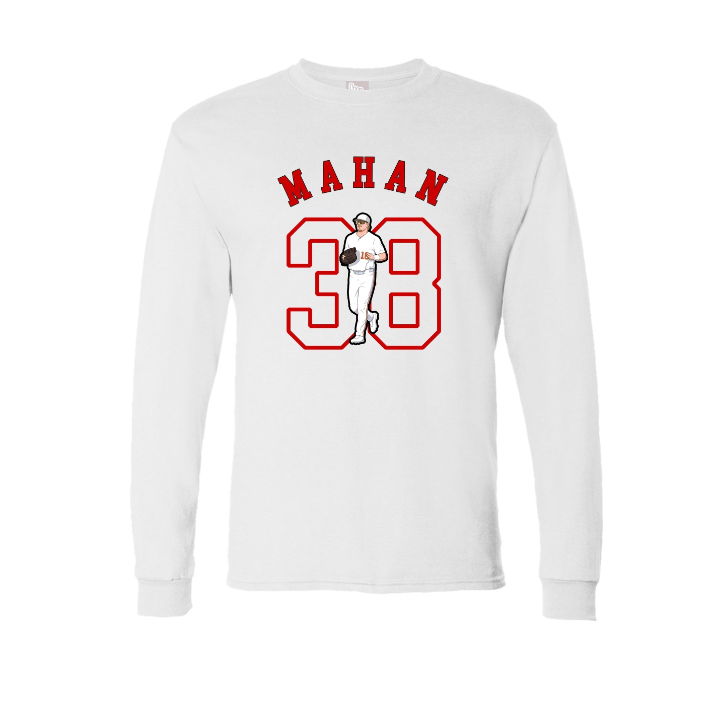 Long Sleeve Tee — Shirsey Arch in White