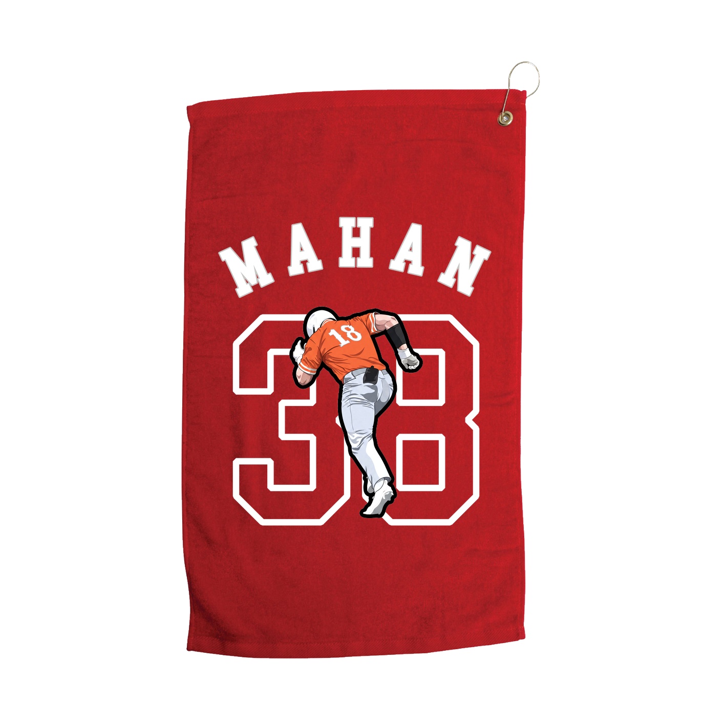 Golf Towel — Shirsey Arch in Red