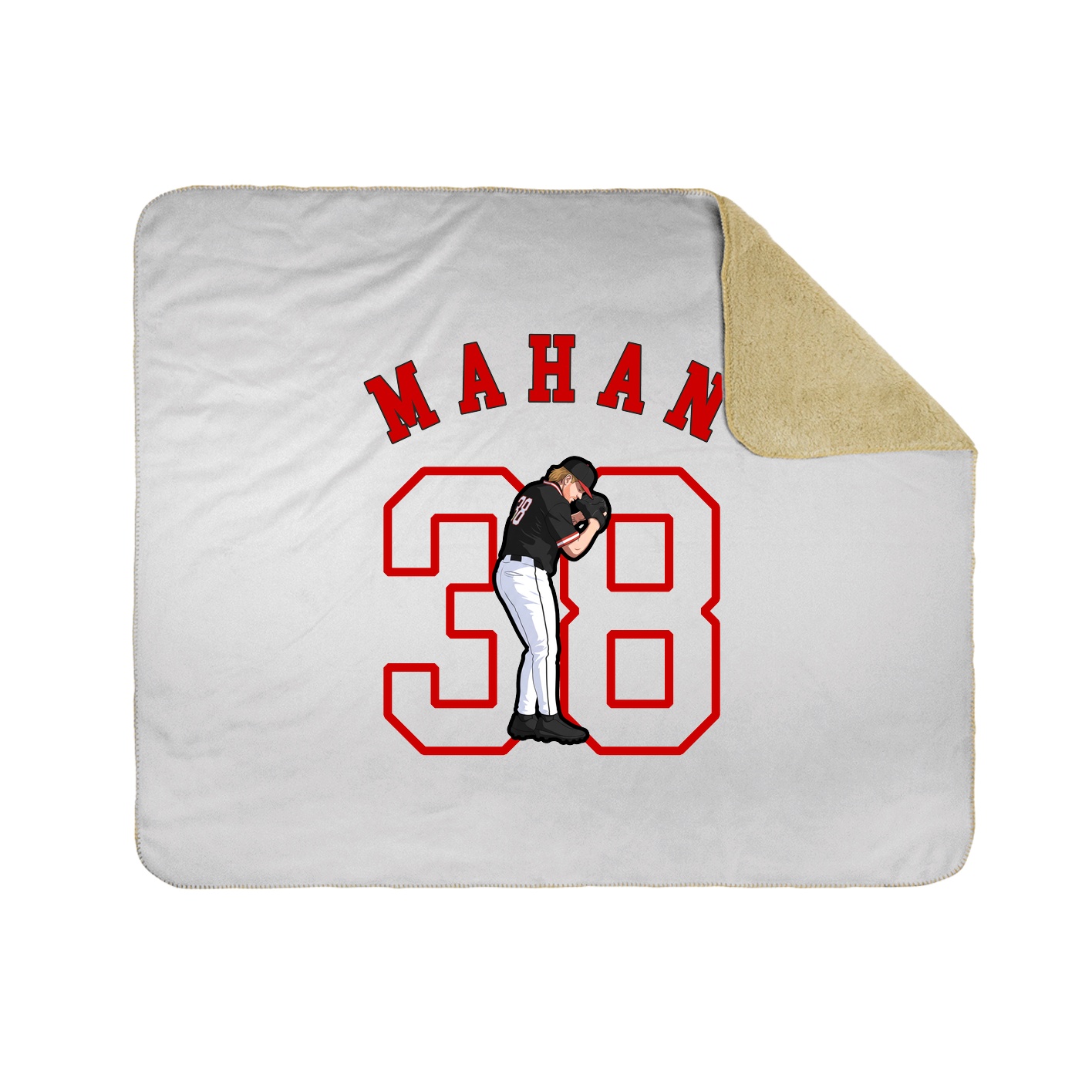 50x60 Sherpa Lined Throw Blanket