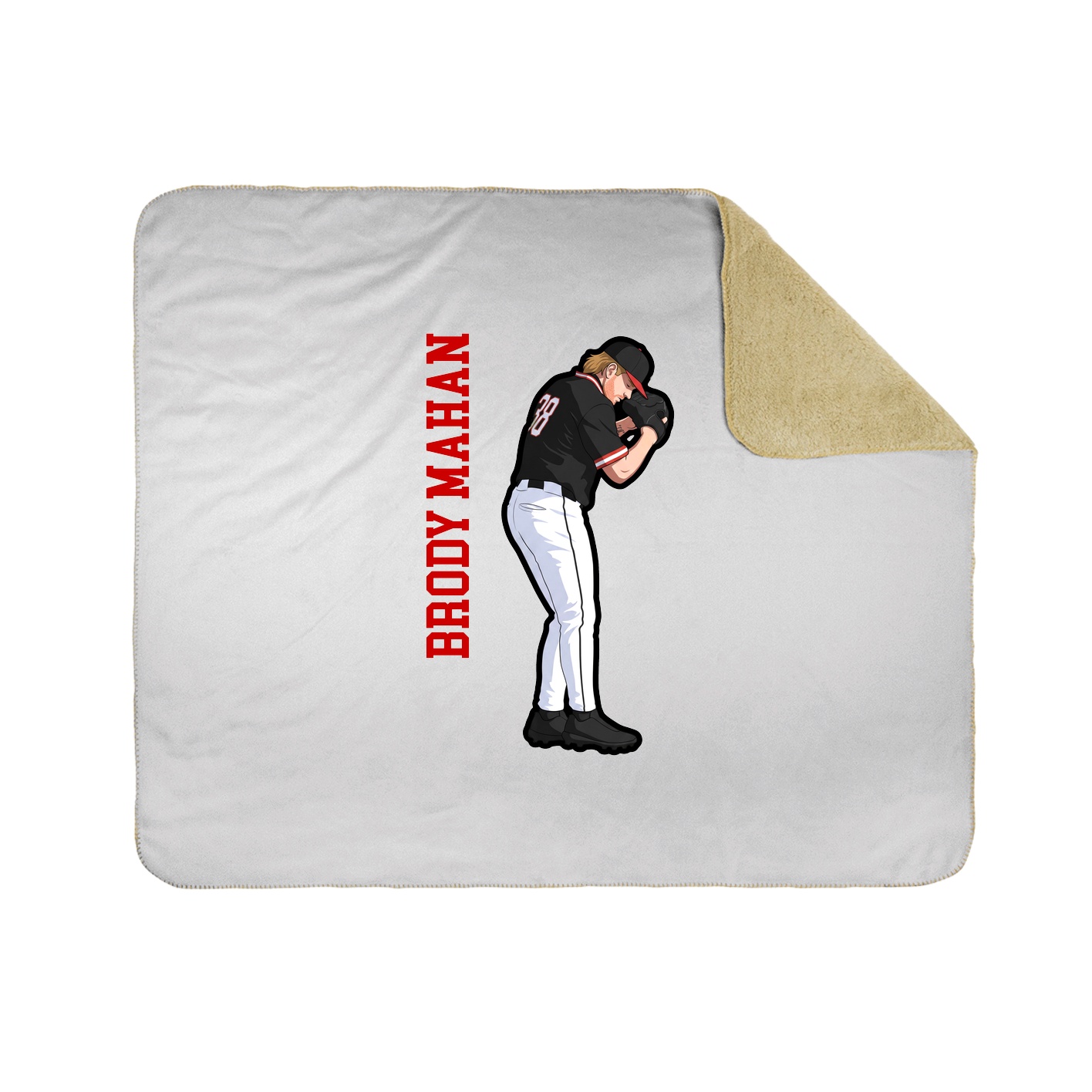 50x60 Sherpa Lined Throw Blanket