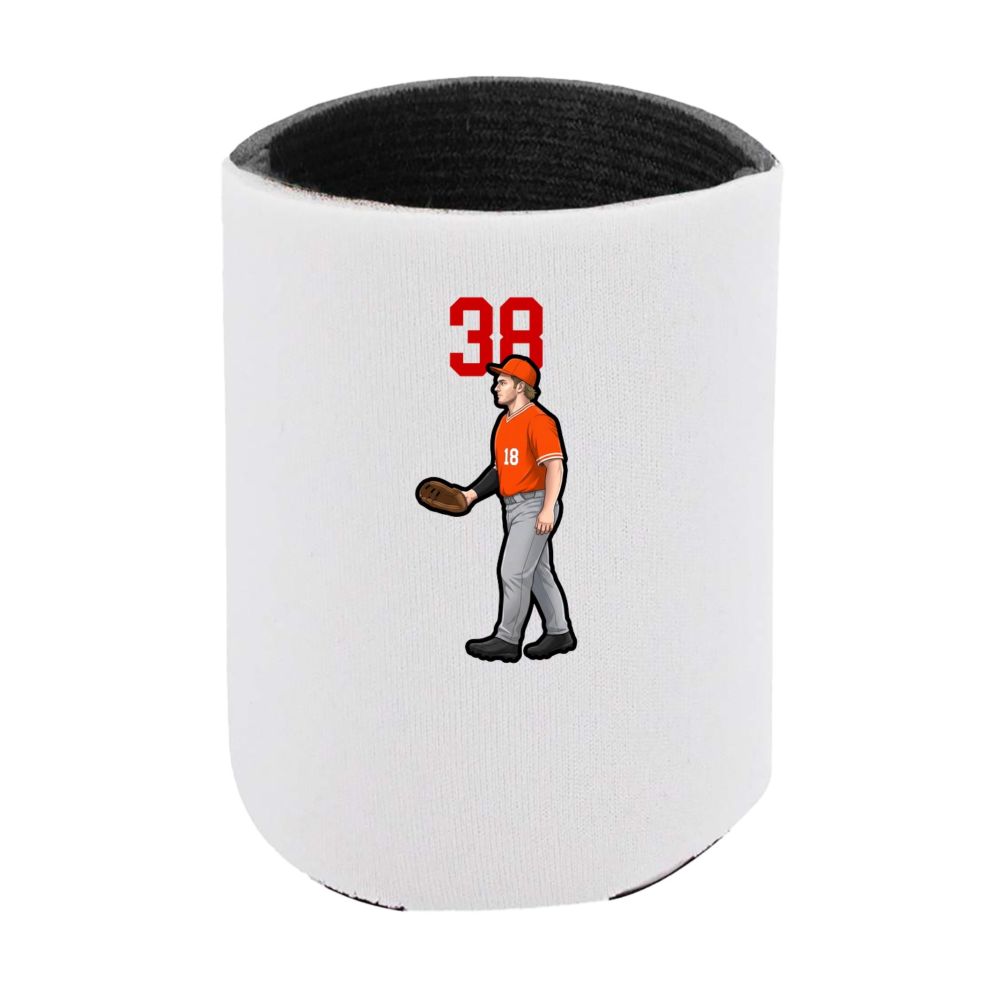 Can Holder — Number Top in White
