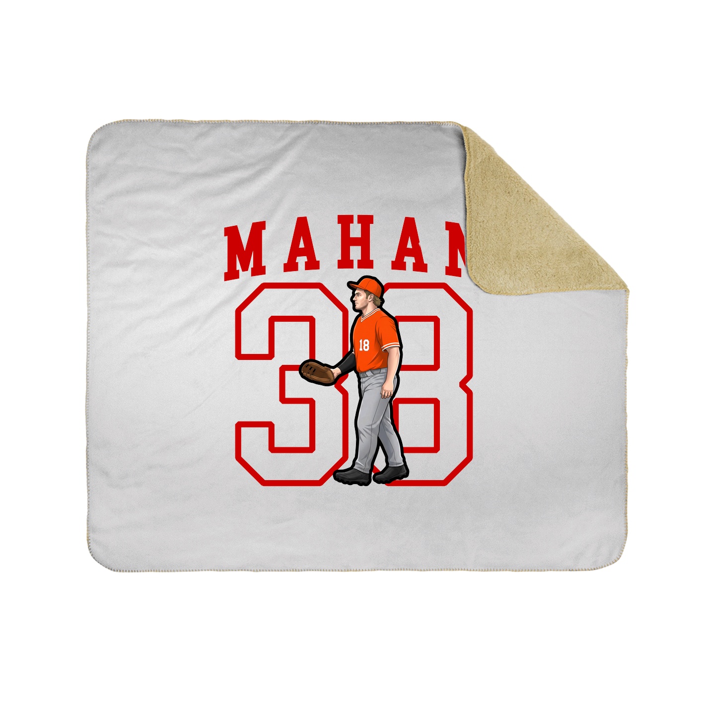 50x60 Sherpa Lined Throw Blanket