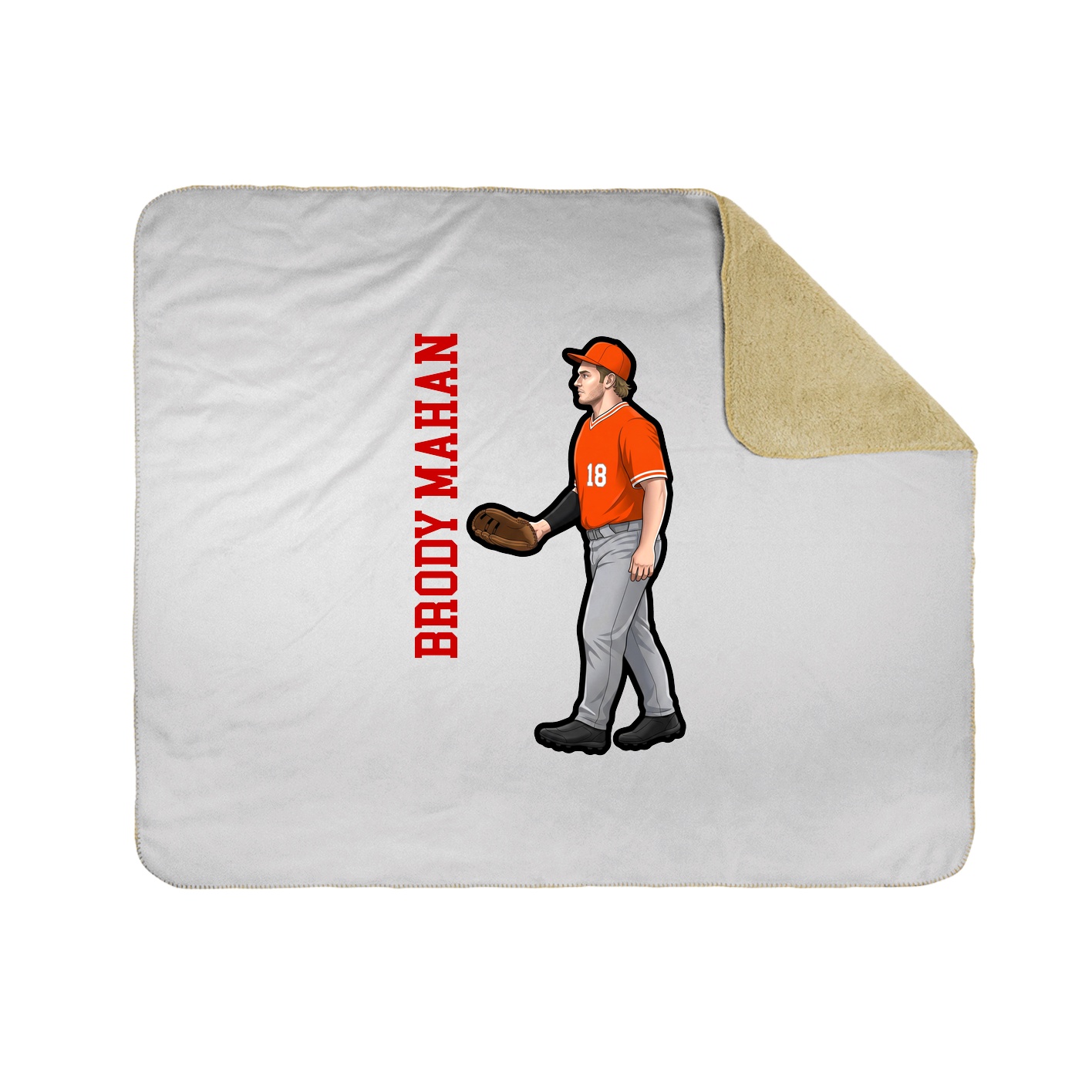 50x60 Sherpa Lined Throw Blanket