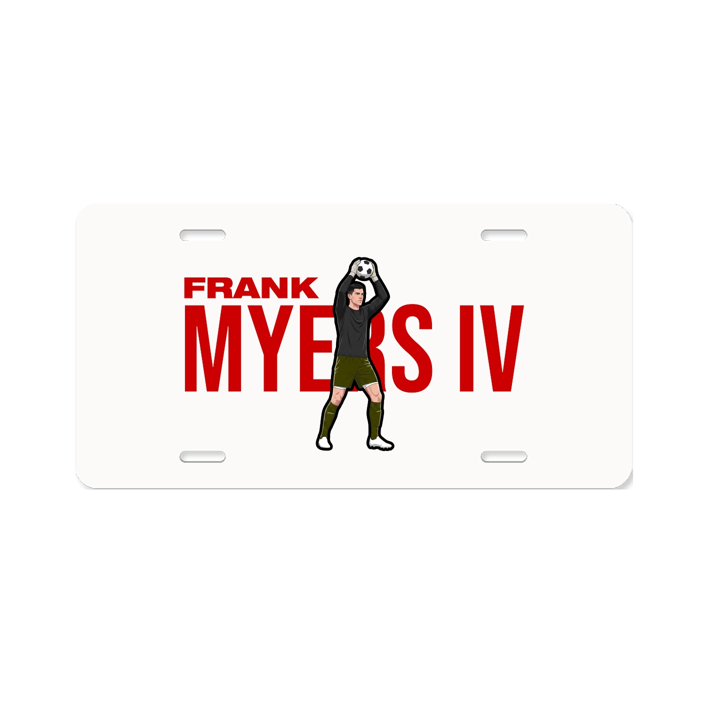 License Plate — Player Name in Classic