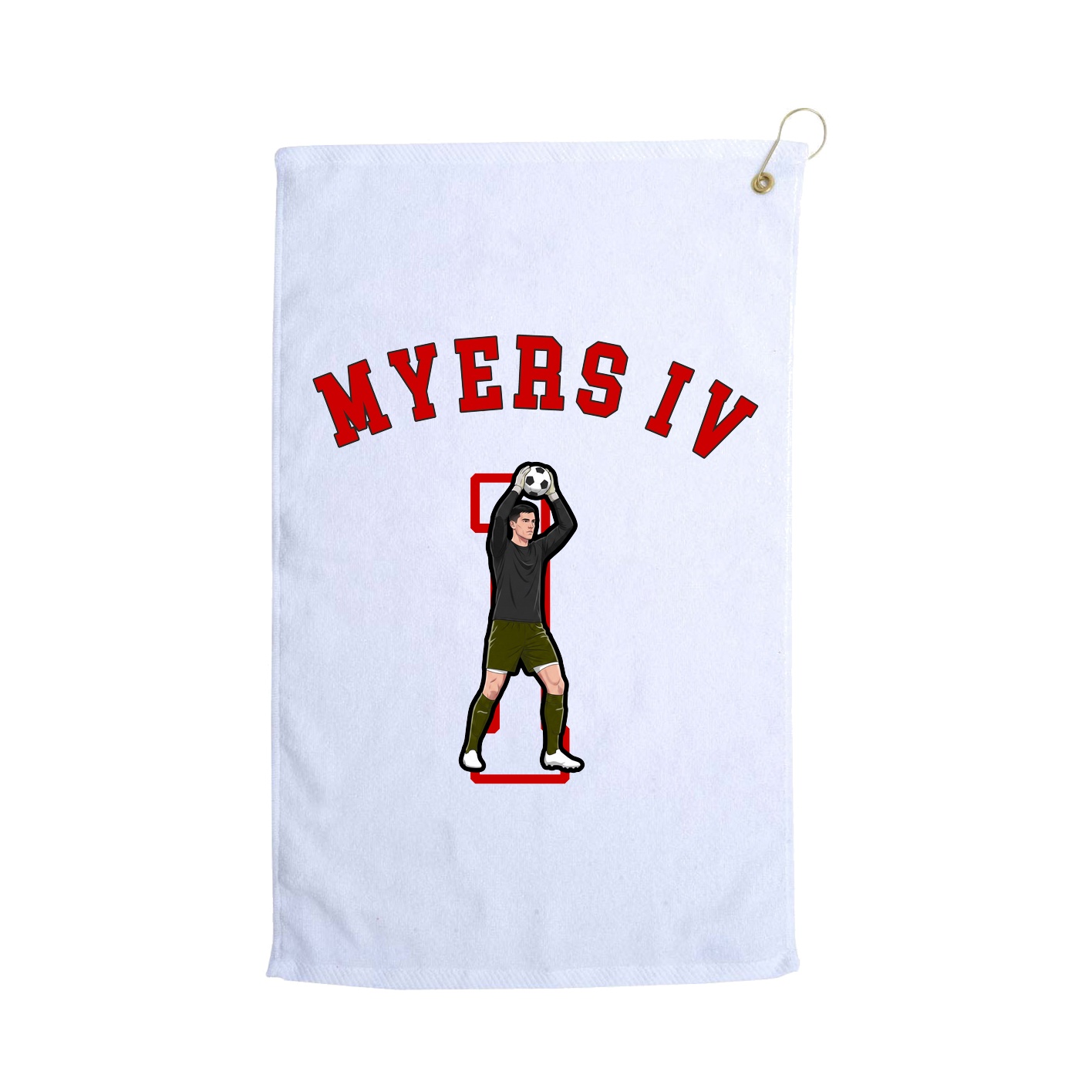 Golf Towel — Shirsey Arch in White