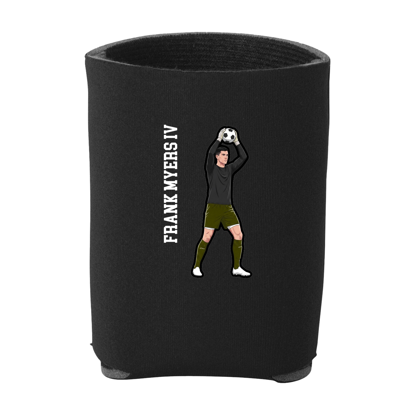 Can Holder — Name Vertical in Black