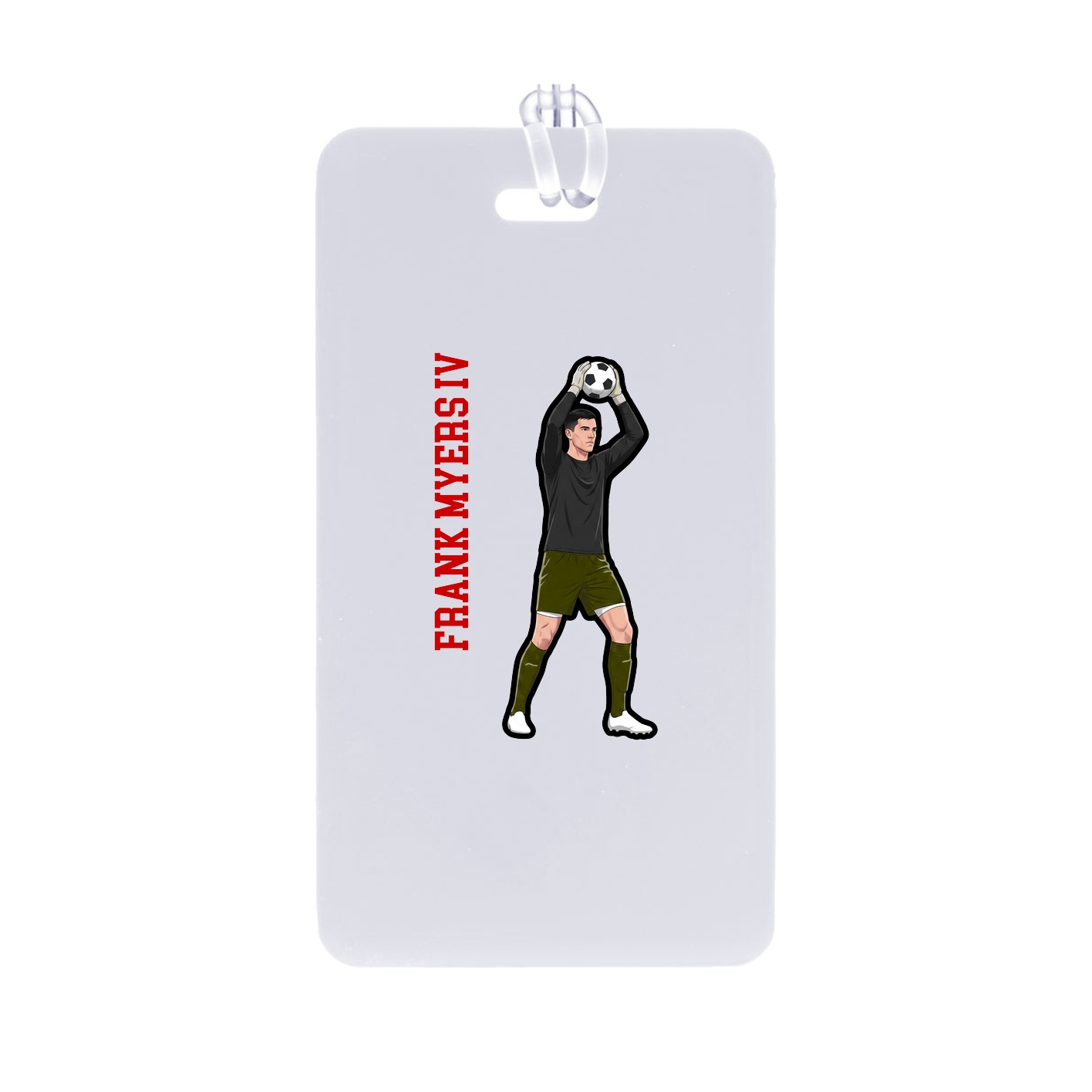 Bag Tag — Name Vertical in Classic