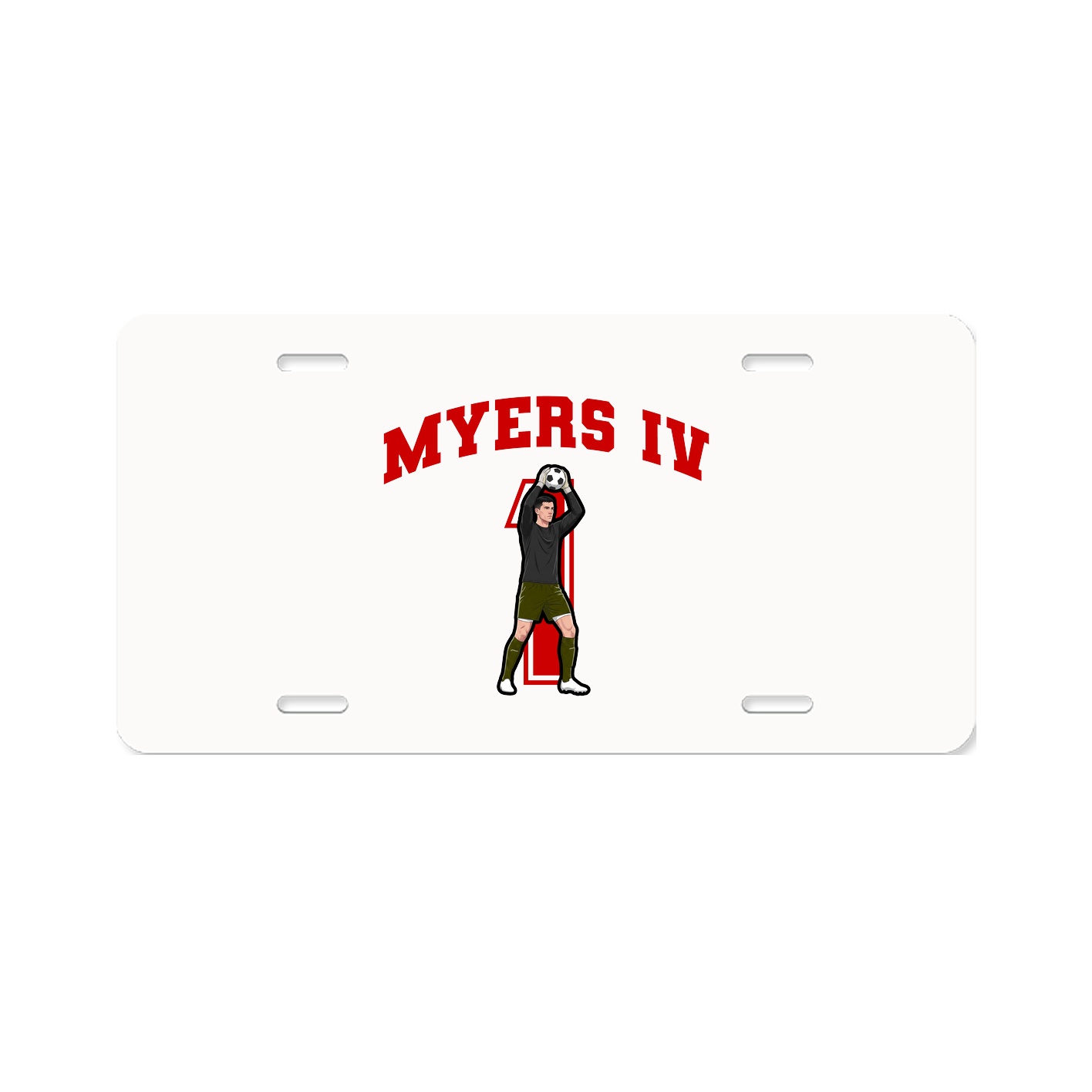 License Plate — Number in Classic
