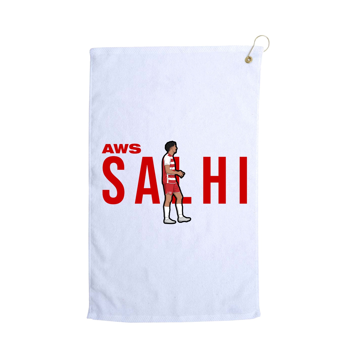 Golf Towel — Player Name in White