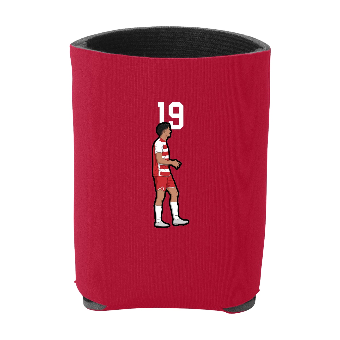 Can Holder — Number Top in Red