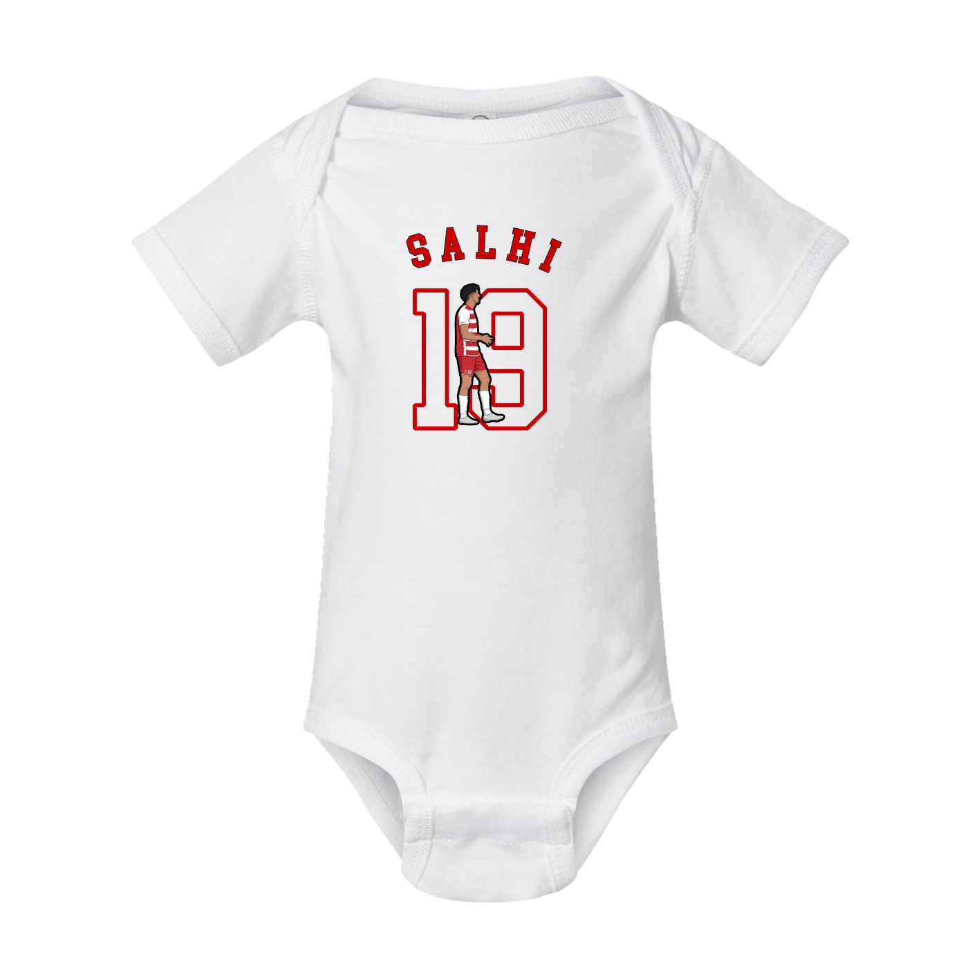 Baby Onesie — Shirsey Arch in White
