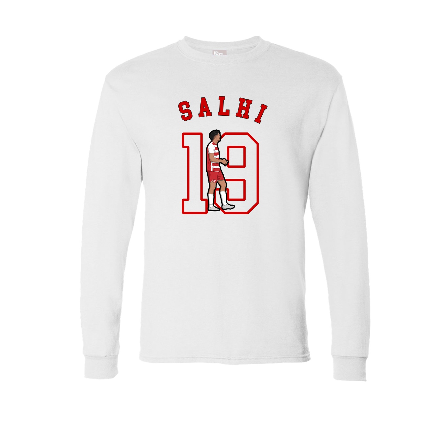 Long Sleeve Tee — Shirsey Arch in White