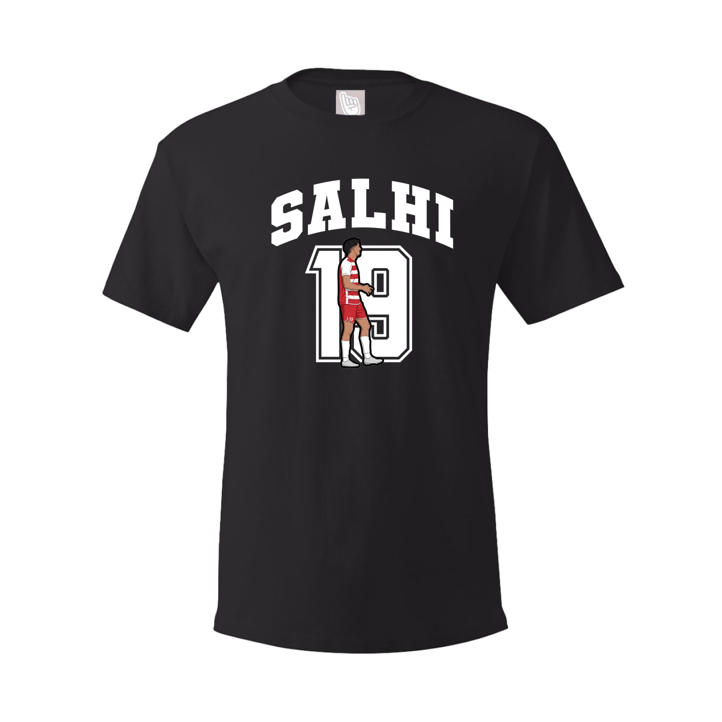 Youth Tee — Number in Black