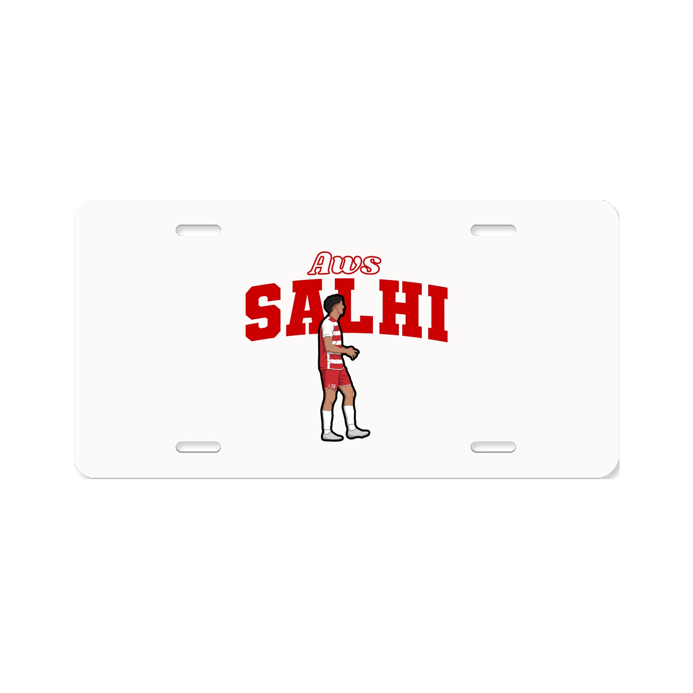 License Plate — Name Arch in Classic