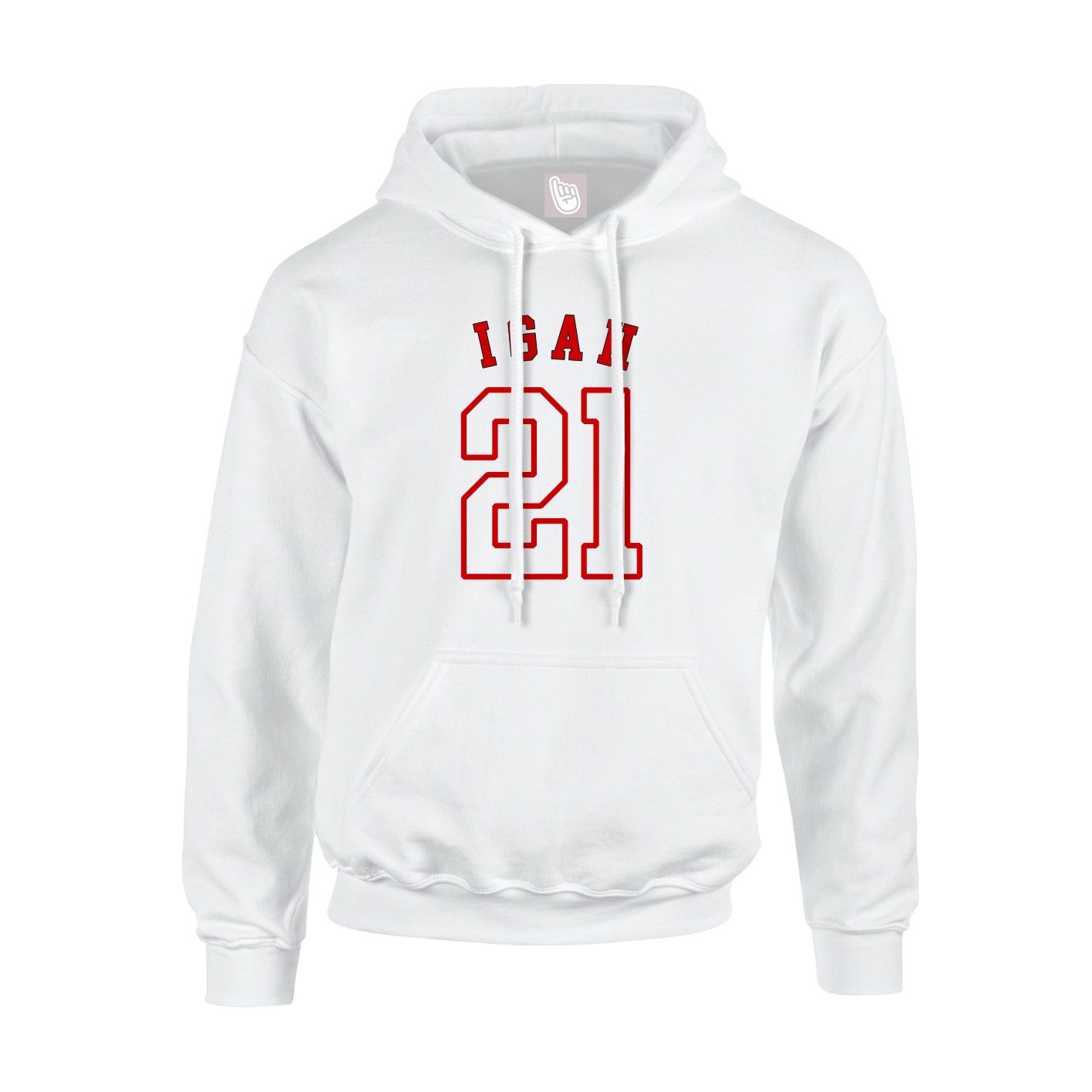 Hoodie — Shirsey Arch in White