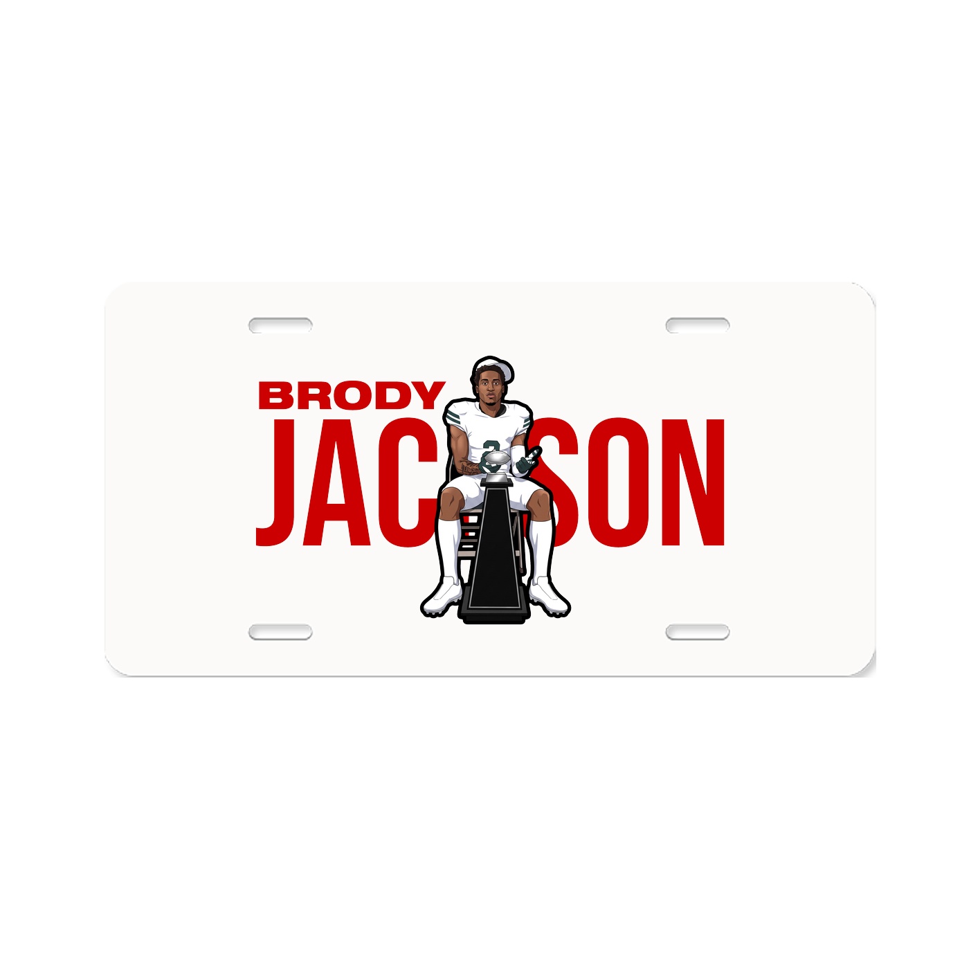 License Plate — Player Name in Classic