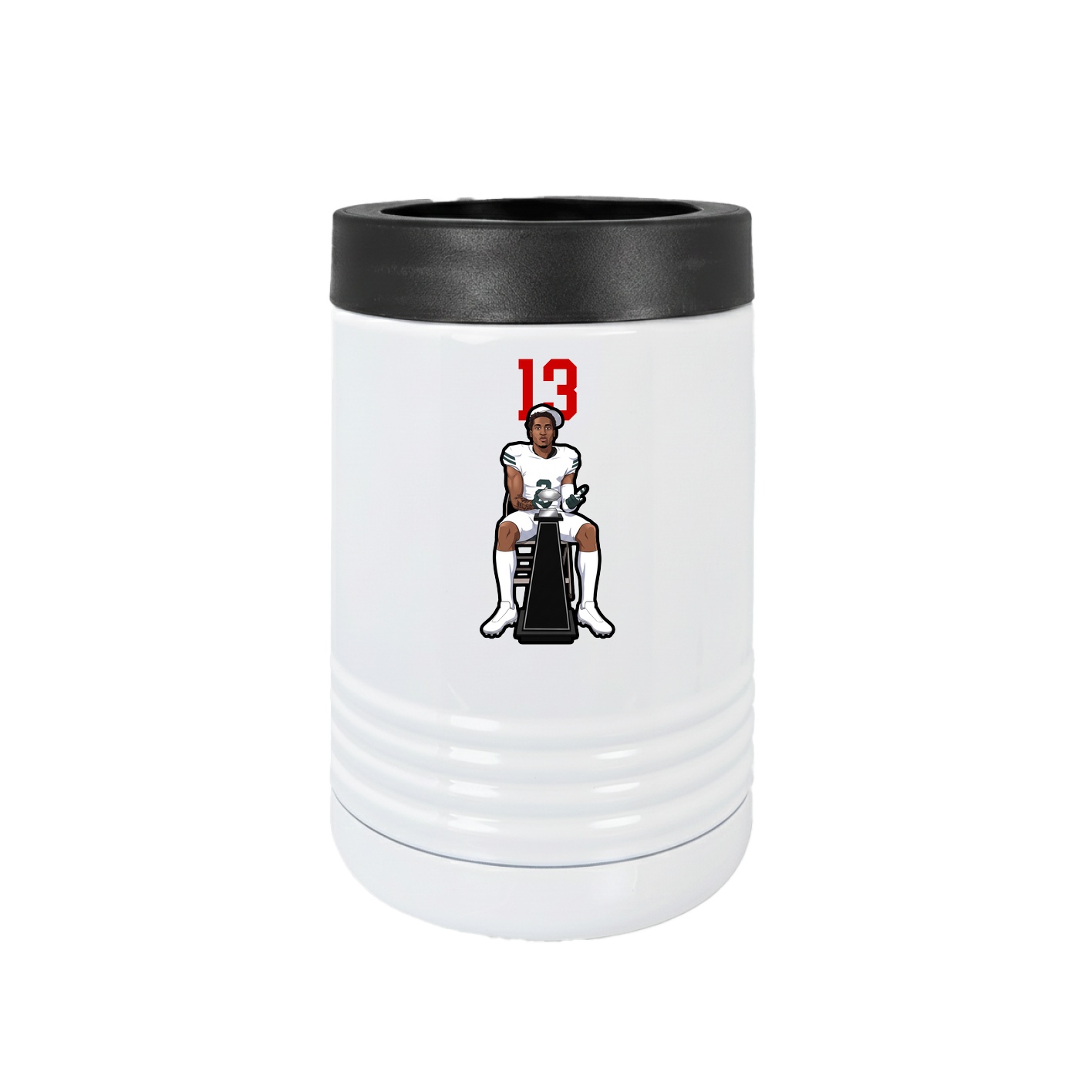 Beverage Holder — Number Top in White