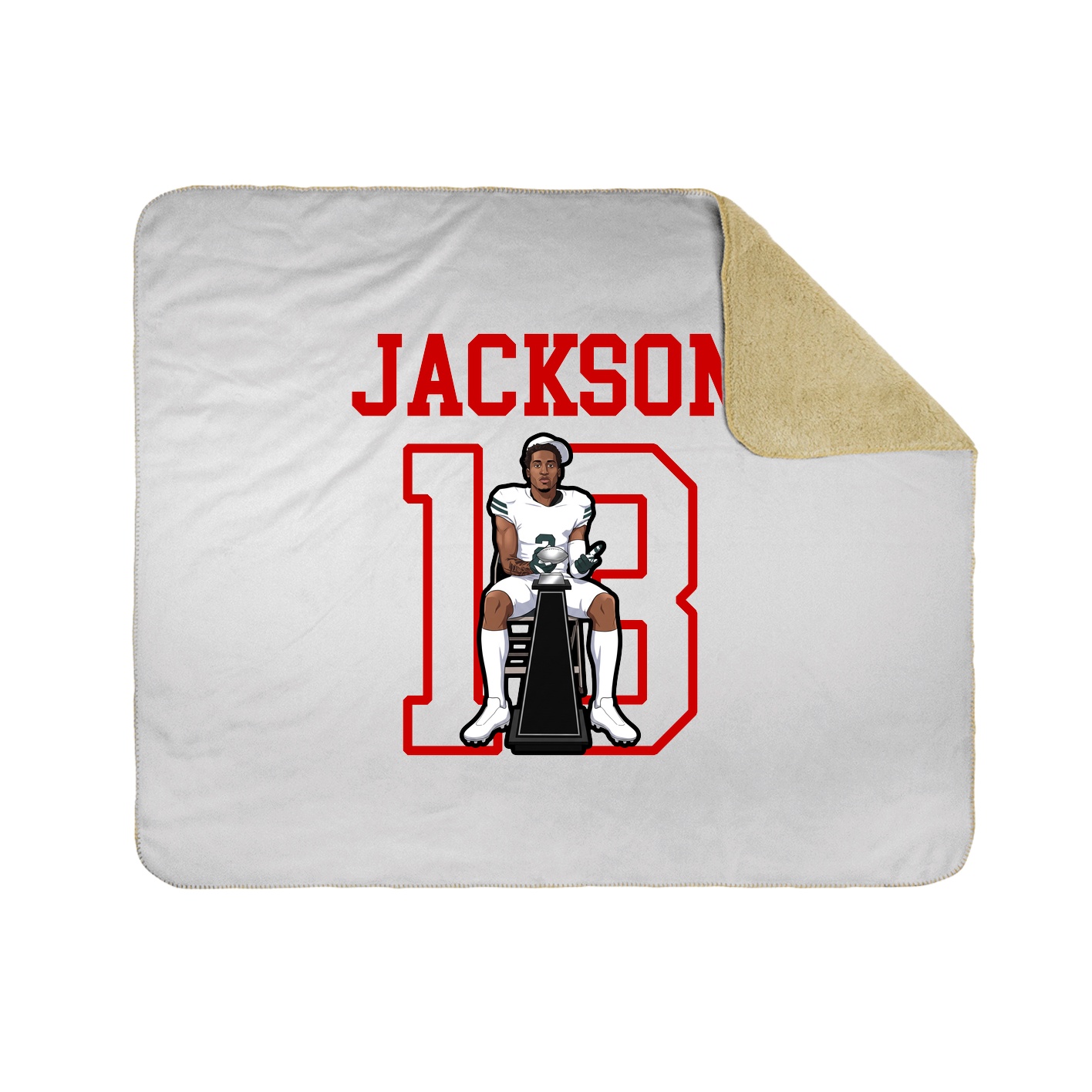 Throw Blanket — Shirsey in White