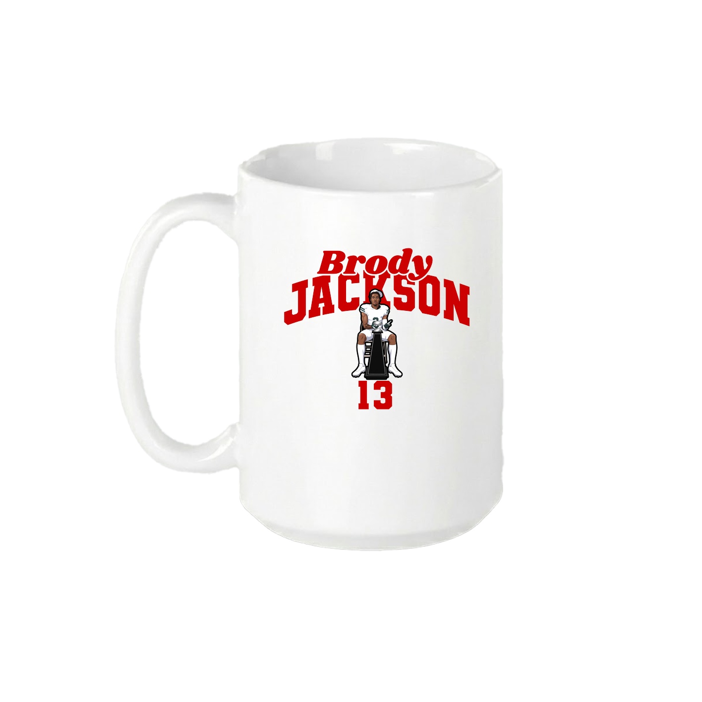 15oz Coffee Mug — Signature Arch in White