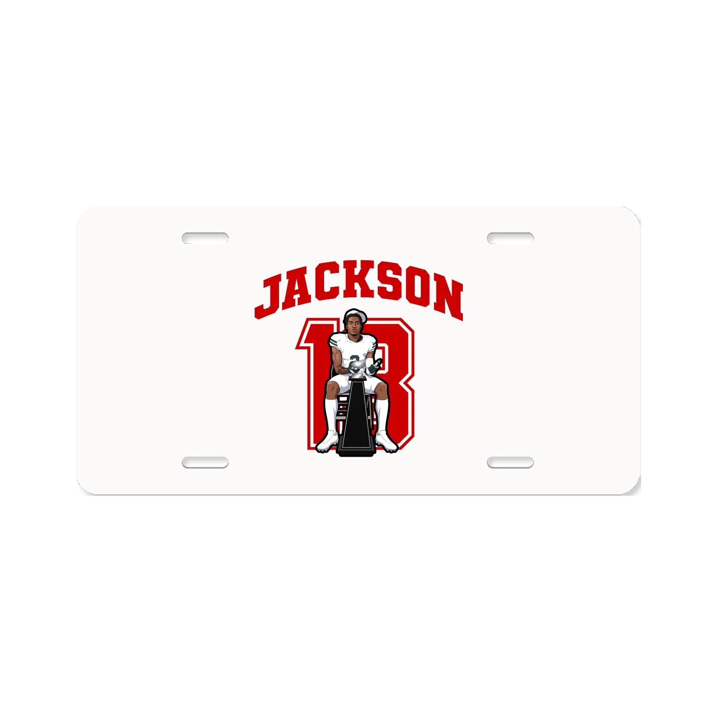 License Plate — Number in Classic