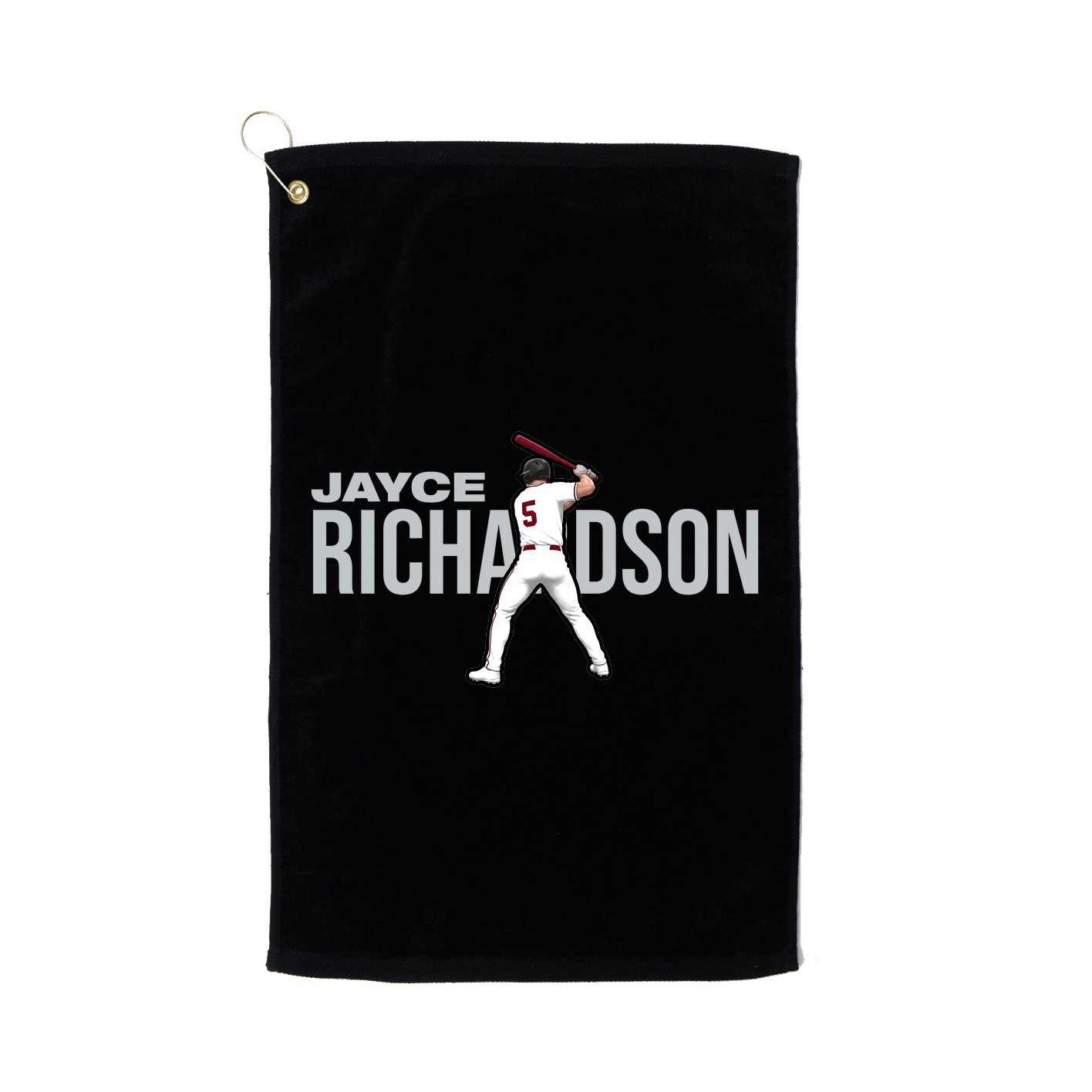 Golf Towel — Player Name in Black