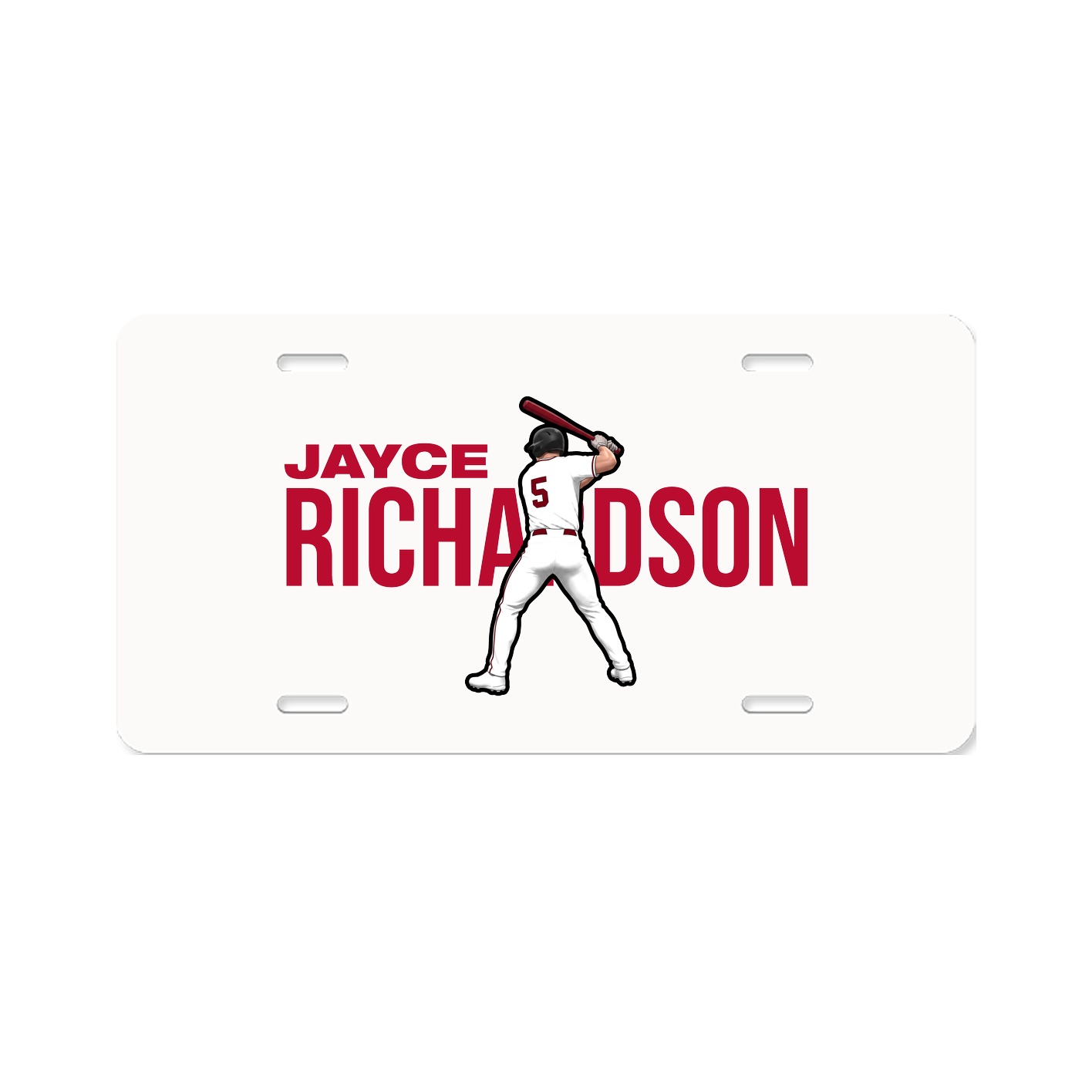 License Plate — Player Name in Classic