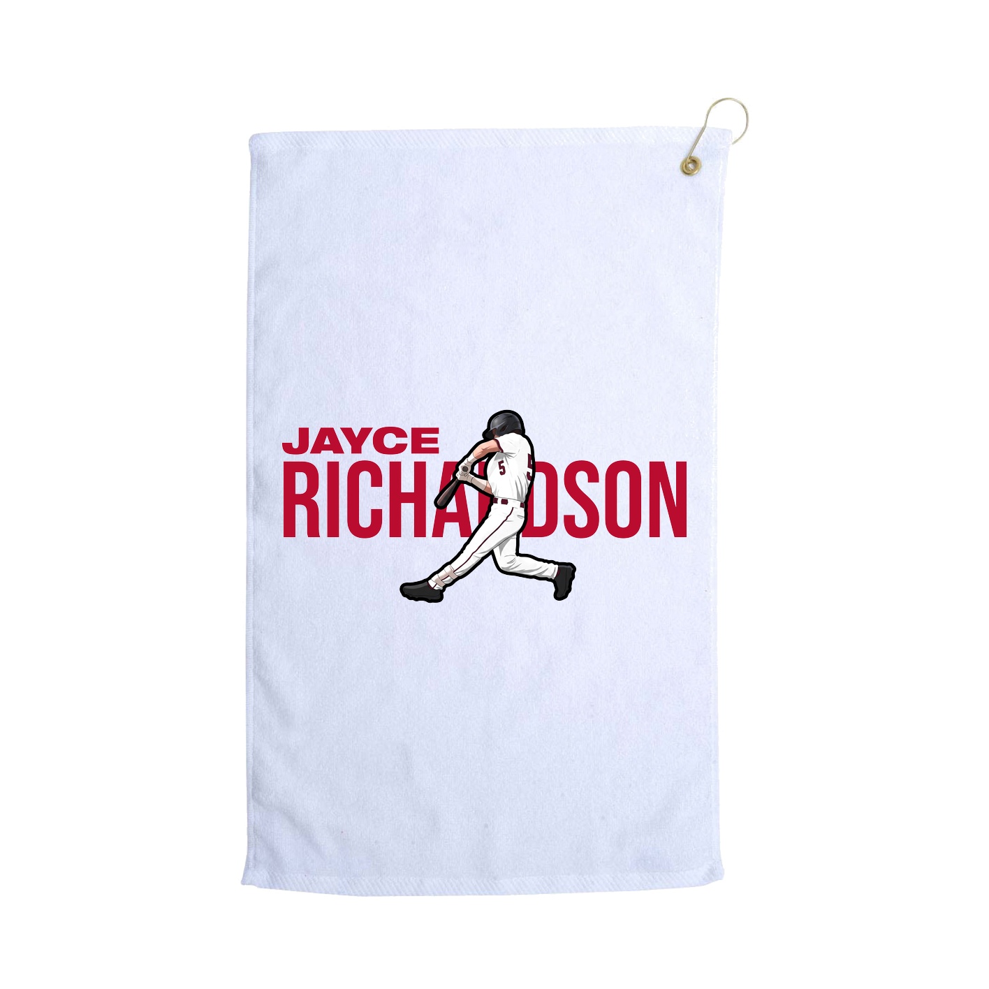 Golf Towel — Player Name in White