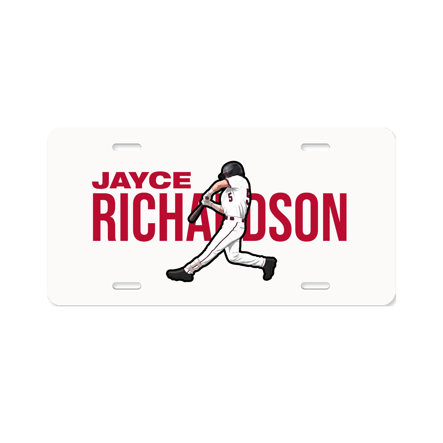 License Plate — Player Name in Classic