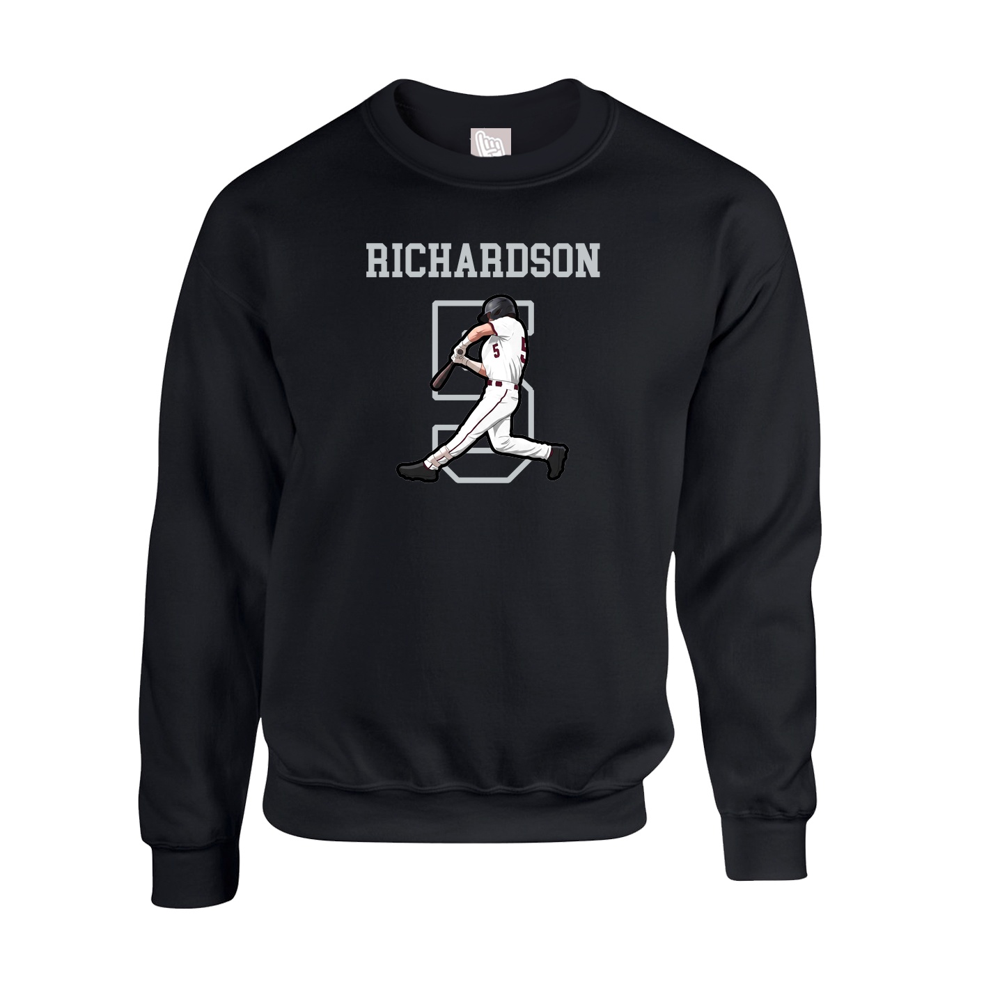 Fleece Crew — Shirsey in Black