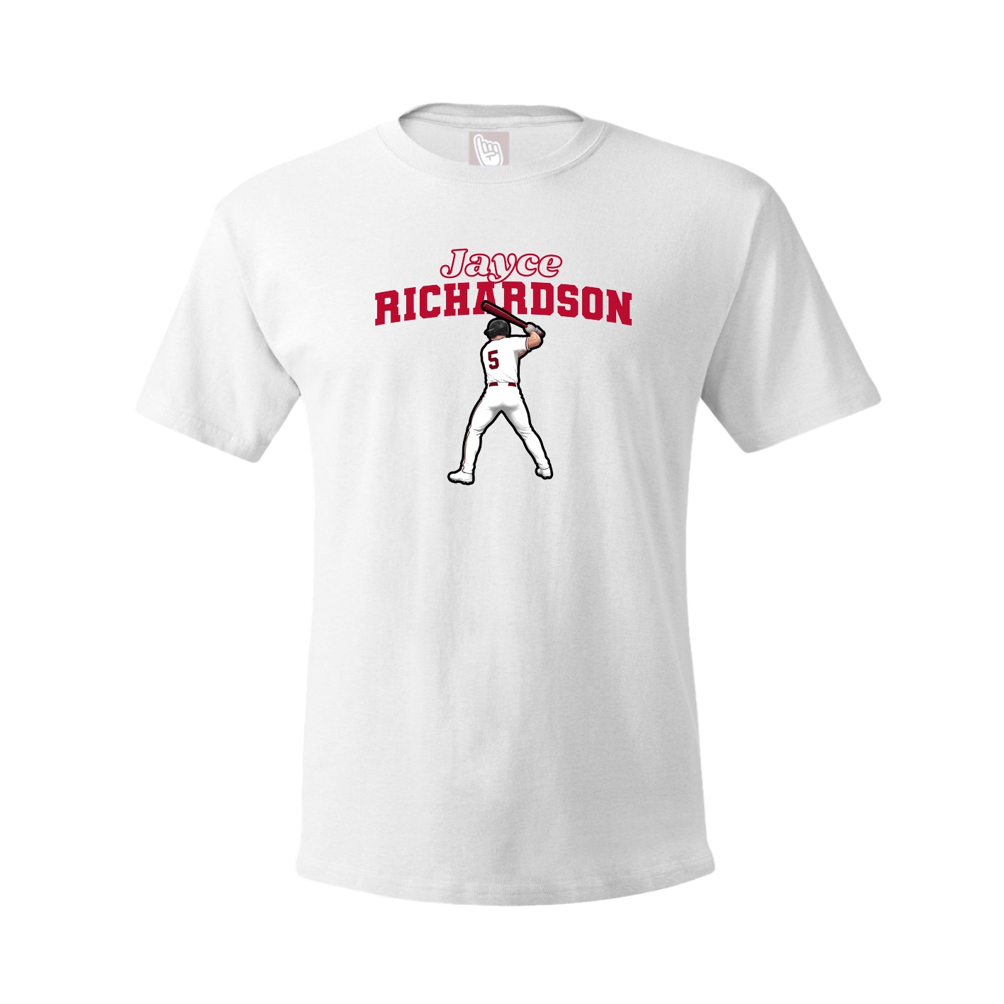 Tee — Name Arch in White