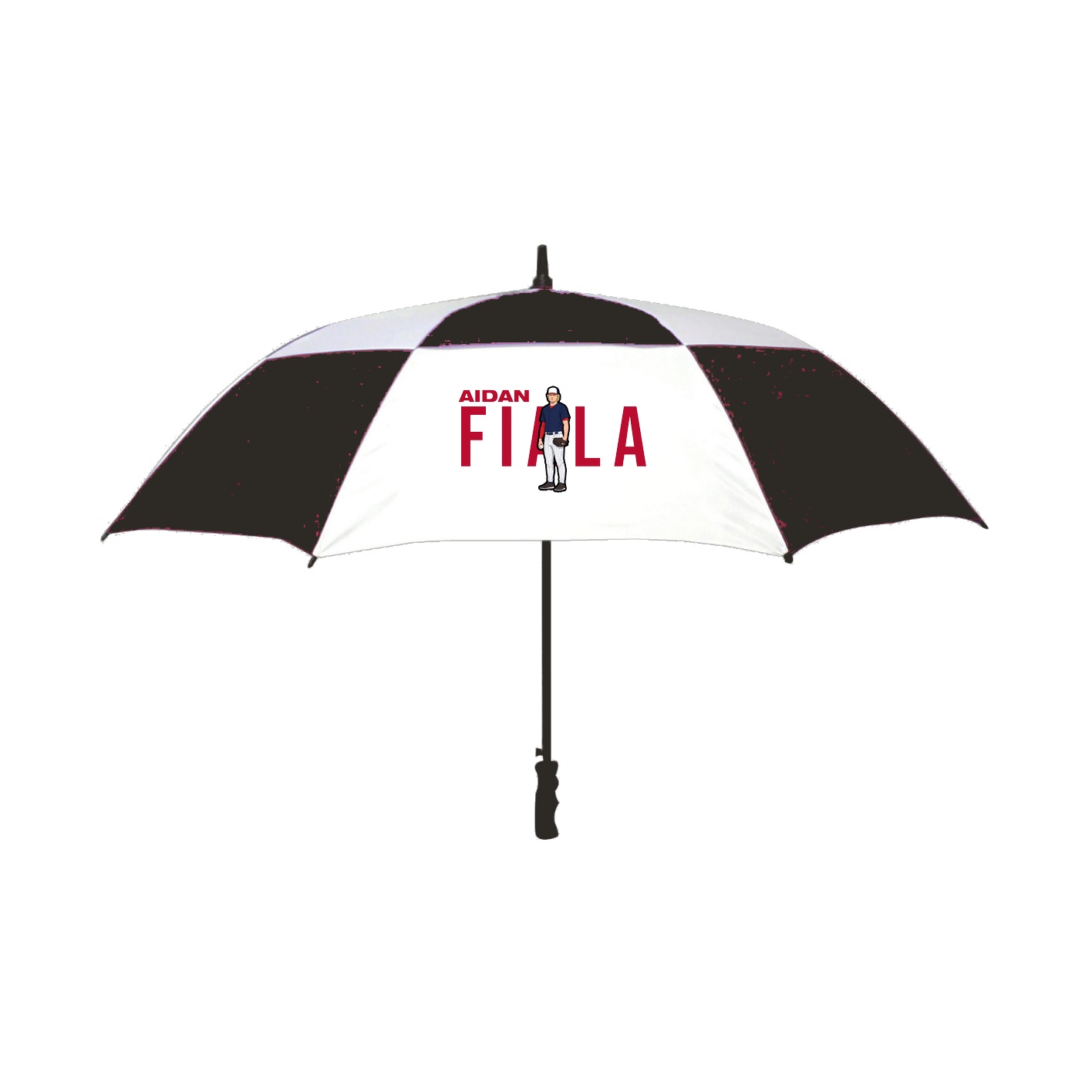 Golf Umbrella — Player Name in Black