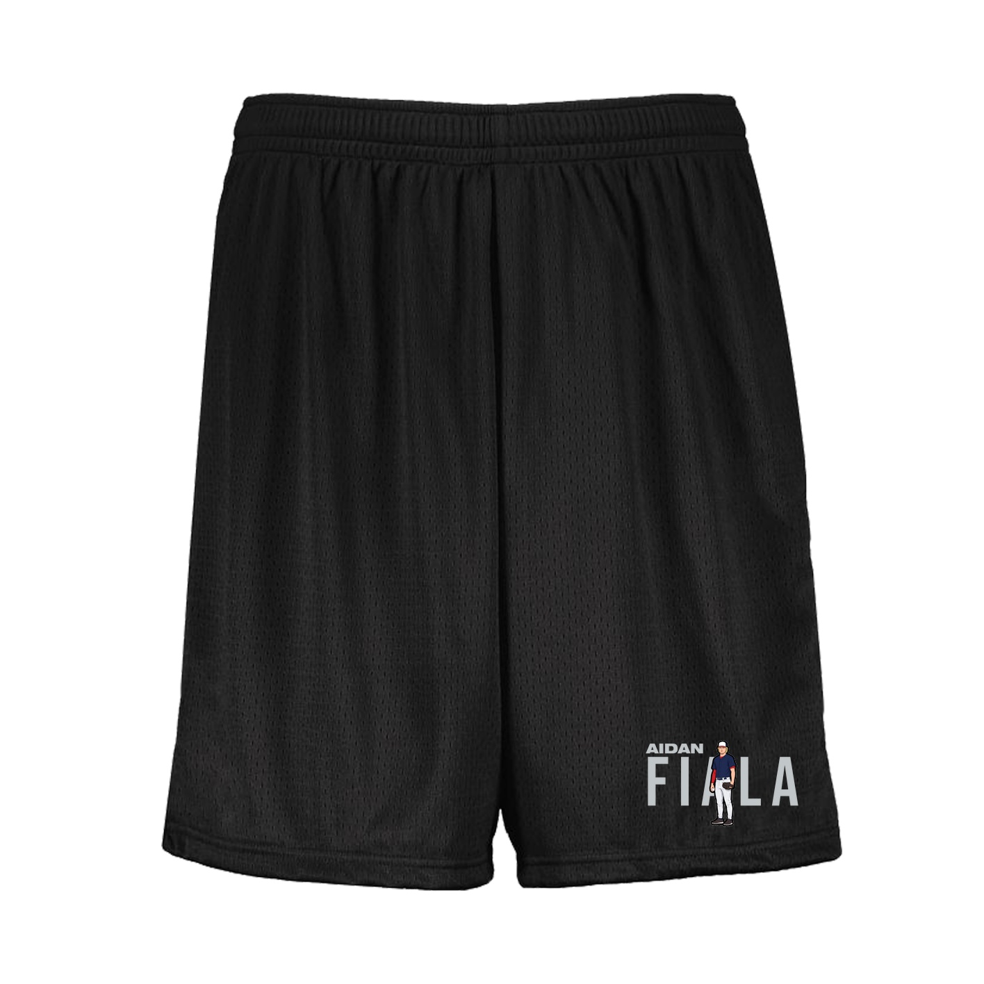 Shorts — Player Name in Black