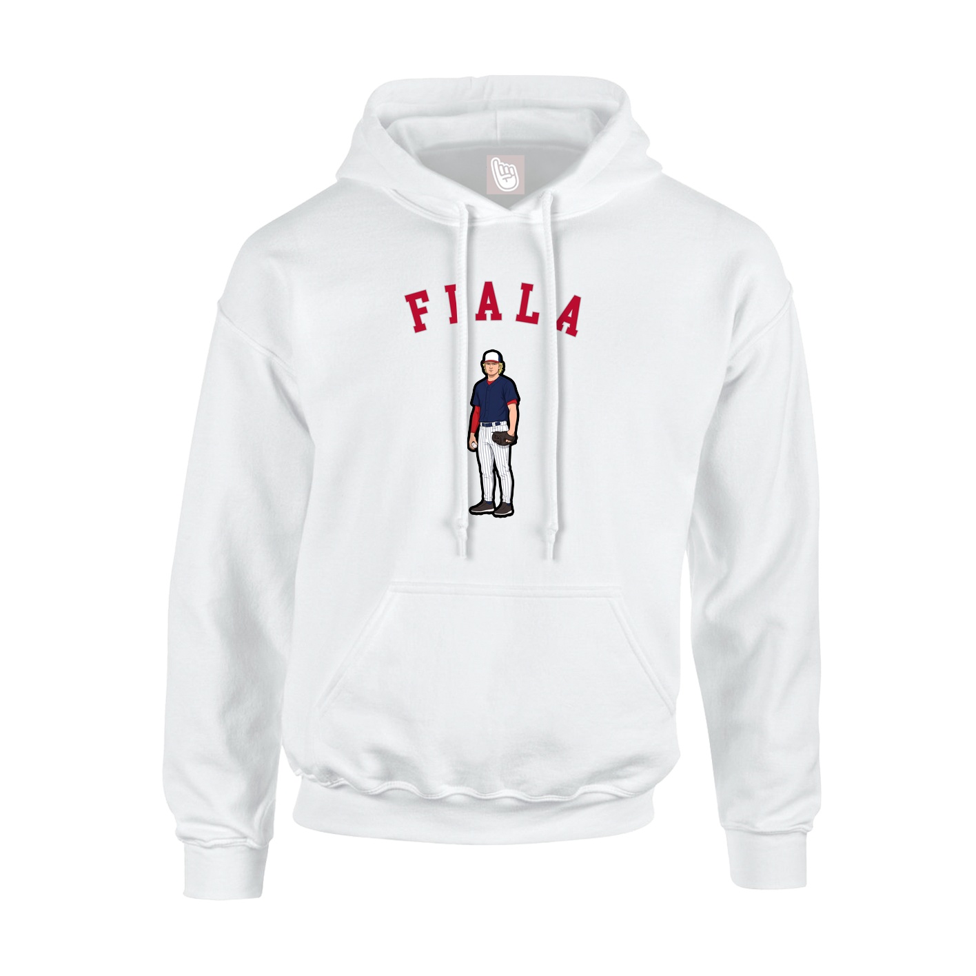 Hoodie — Shirsey Arch in White