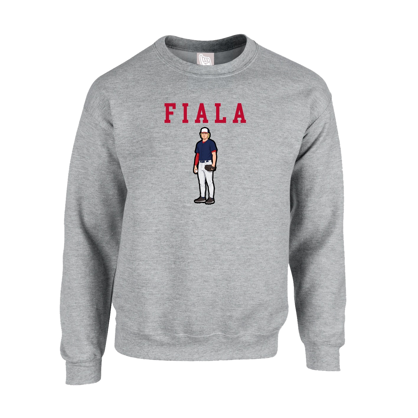 Fleece Crew — Shirsey in Grey