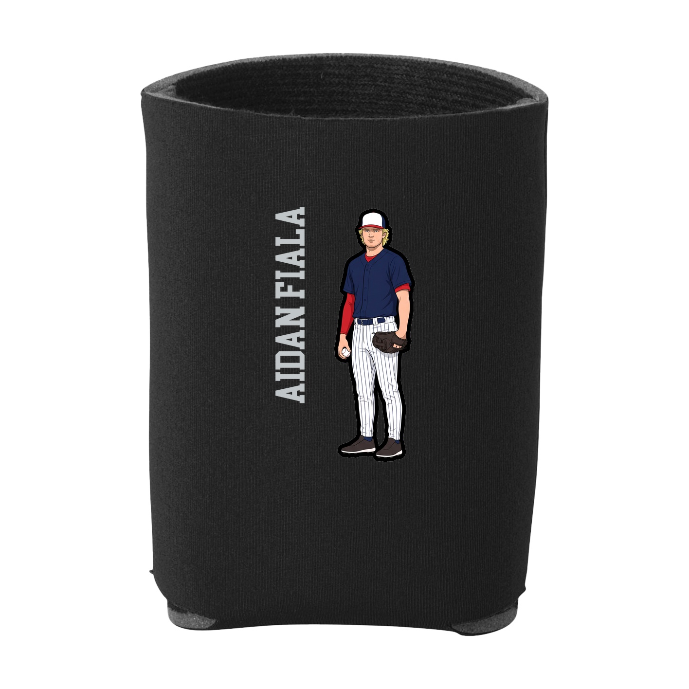 Can Holder — Name Vertical in Black