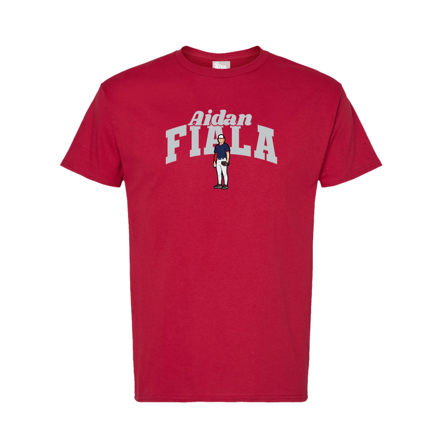 Tee — Signature Arch in Crimson