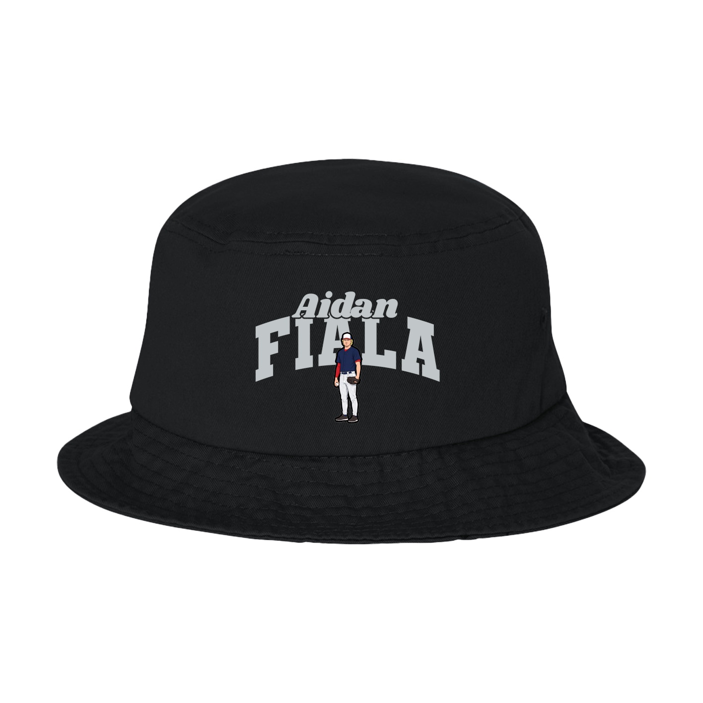 Bucket Cap — Signature Arch in Black