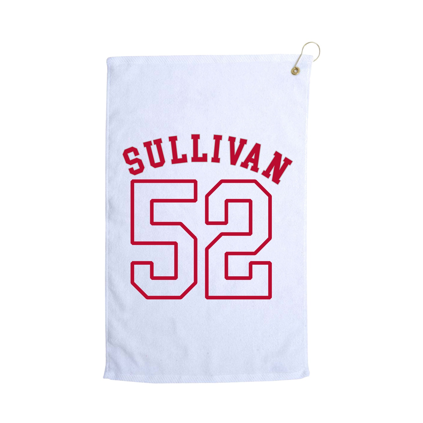 Golf Towel — Shirsey Arch in White