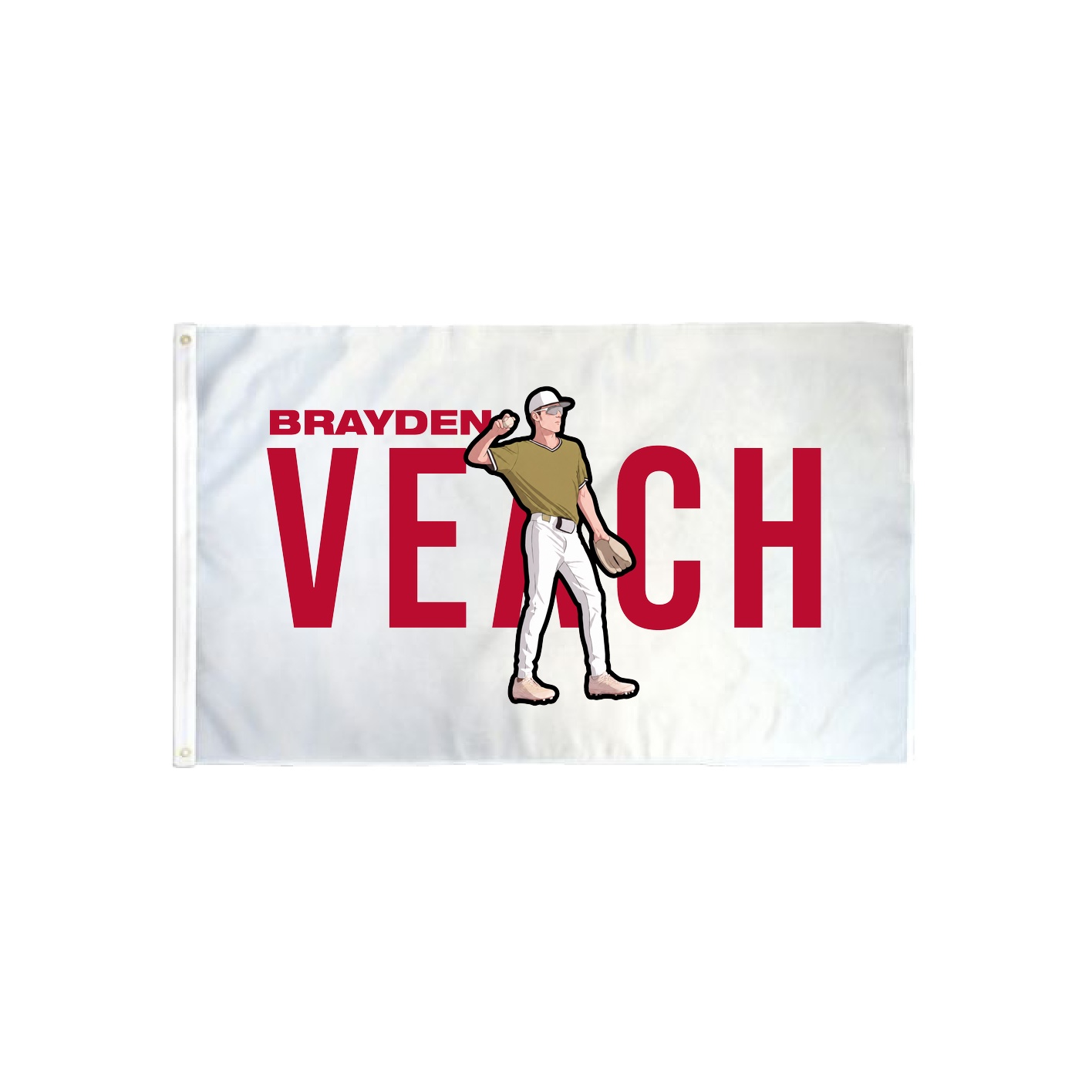 3x5 Flag — Player Name in Classic