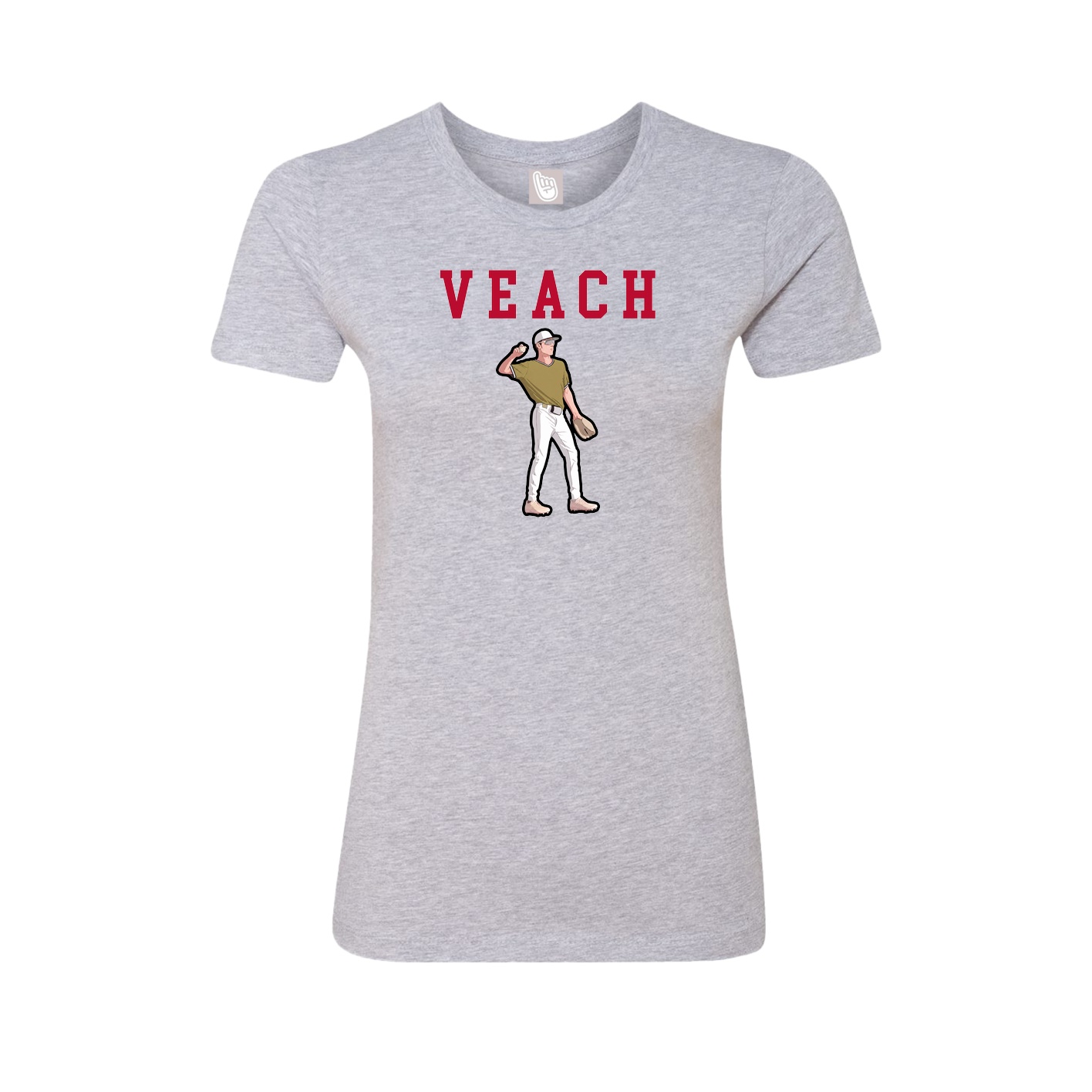 Fitted Women's Tee — Shirsey in Grey